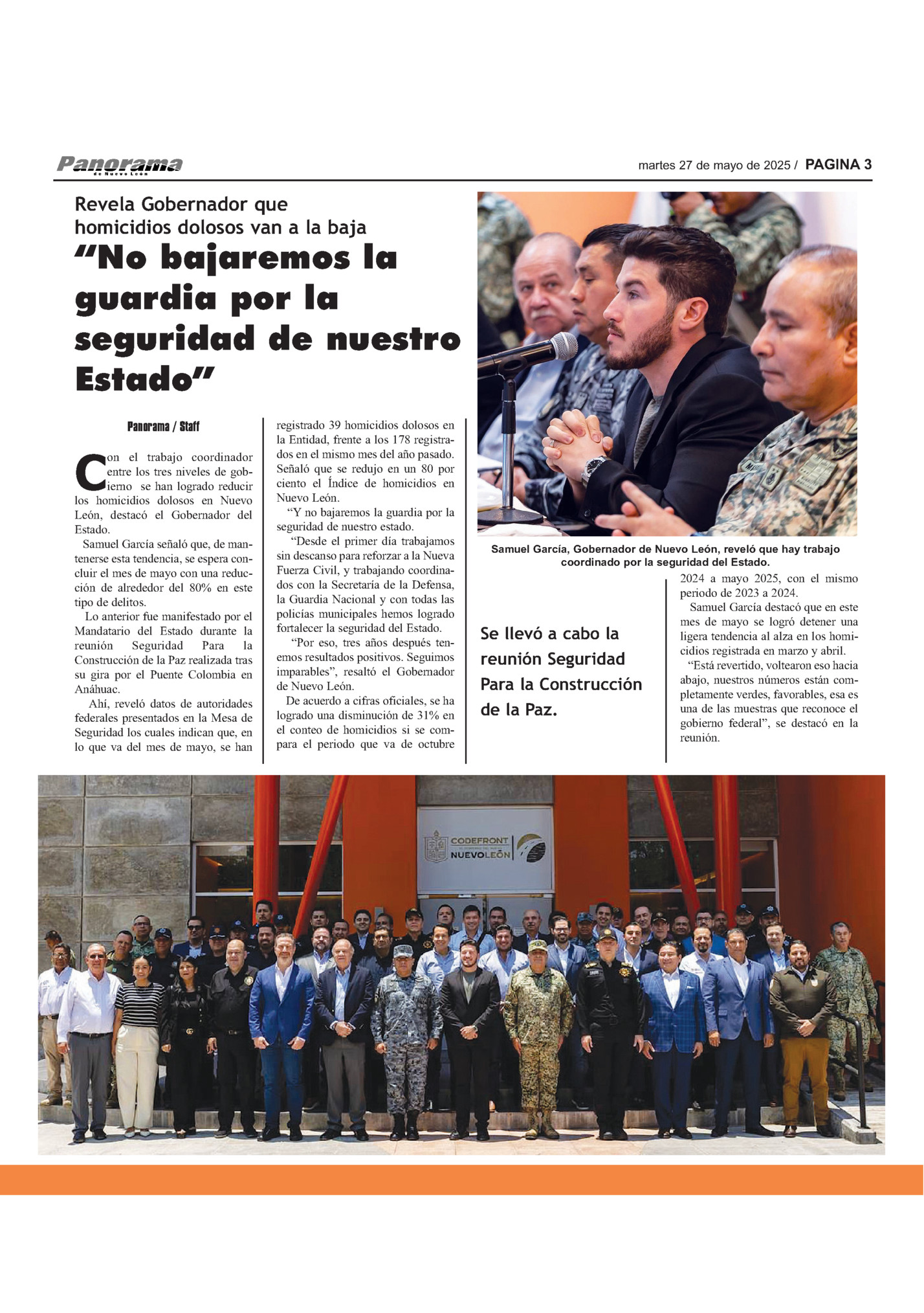 martes 27 de mayo de 2025 / PAGINA 3