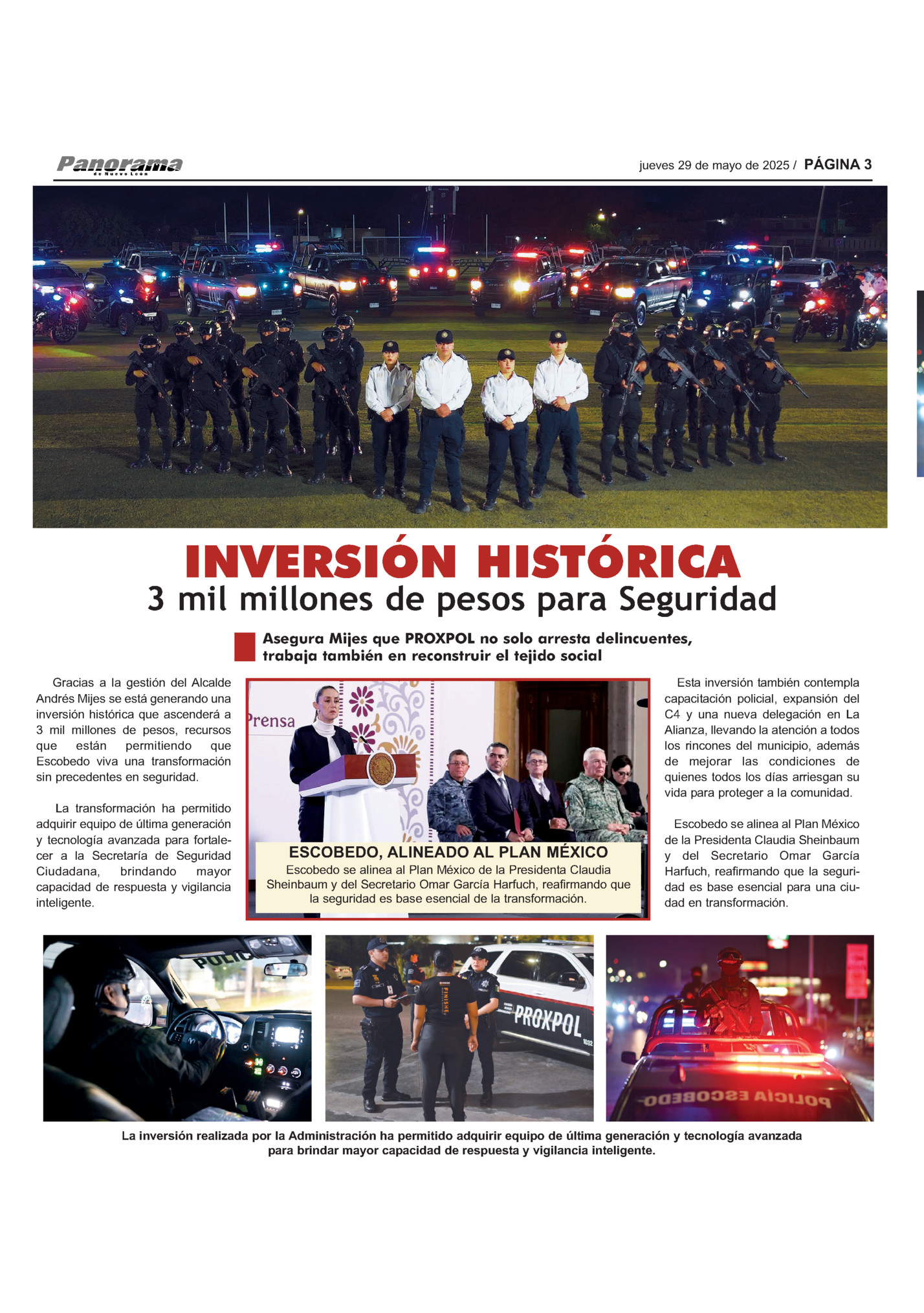 jueves 29 de mayo de 2025 / PÁGINA 3