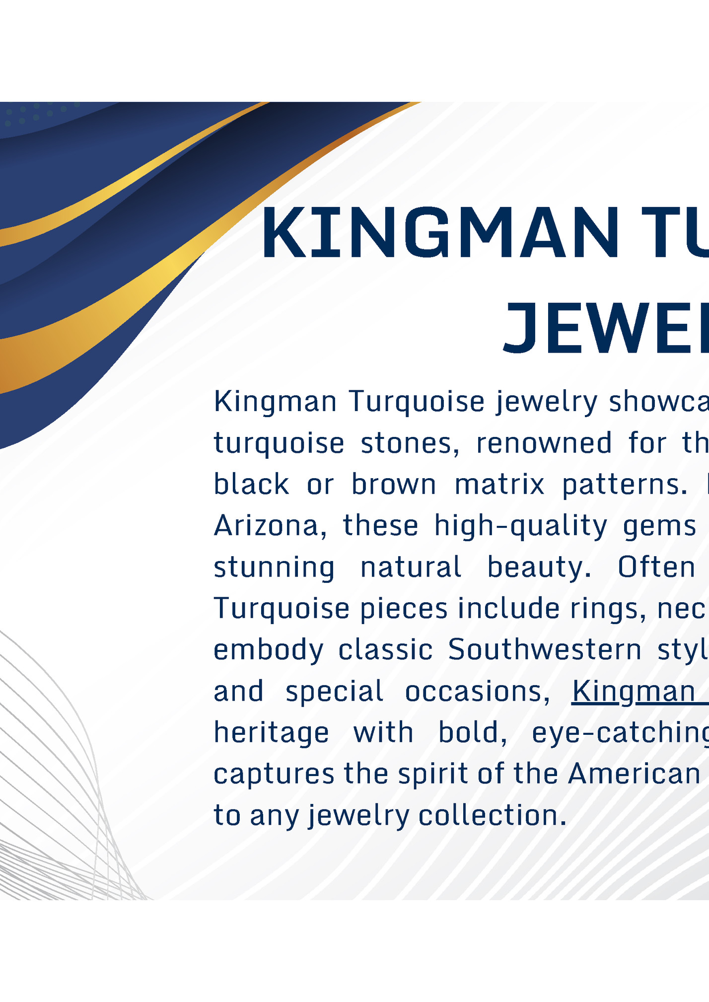 KINGMAN TURQUOISE KINGMAN TURQUOISE