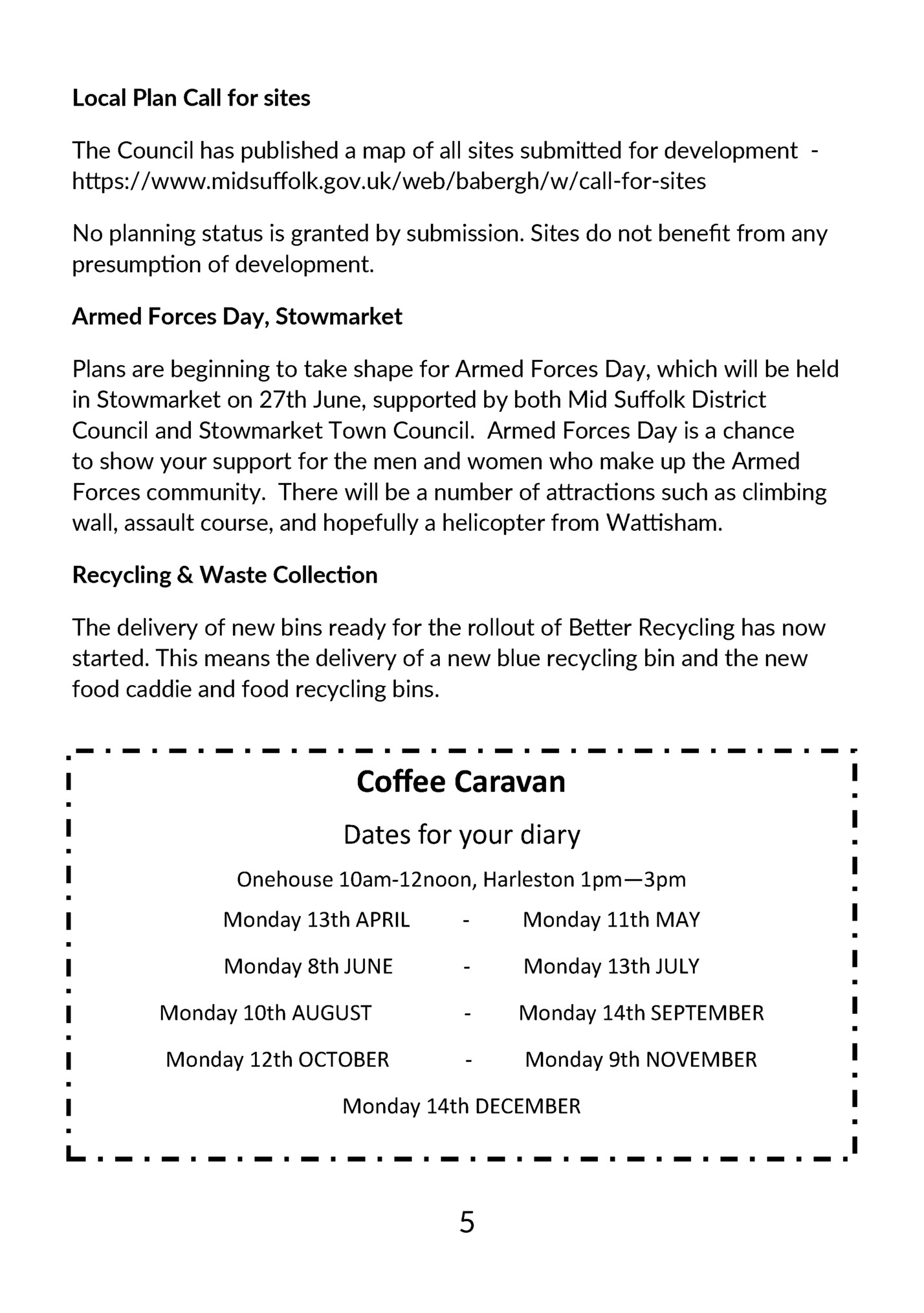 Local Plan Call for sites