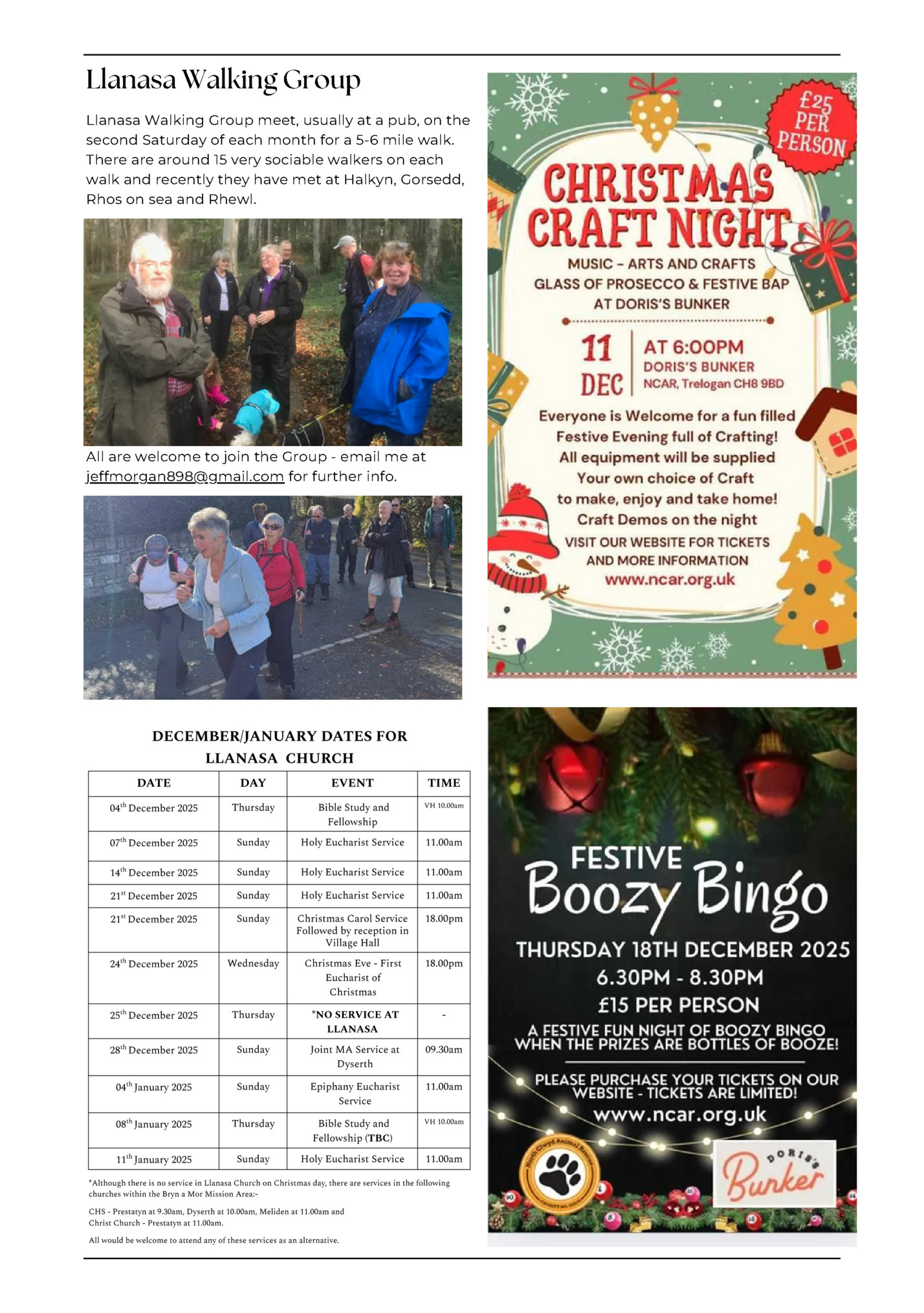 Llanasa Walking Group