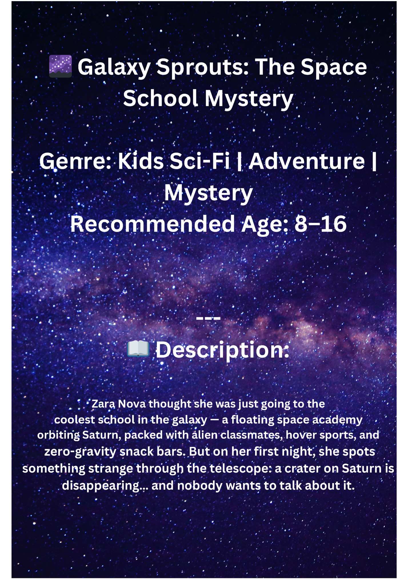 Galaxy Sprouts: The Space