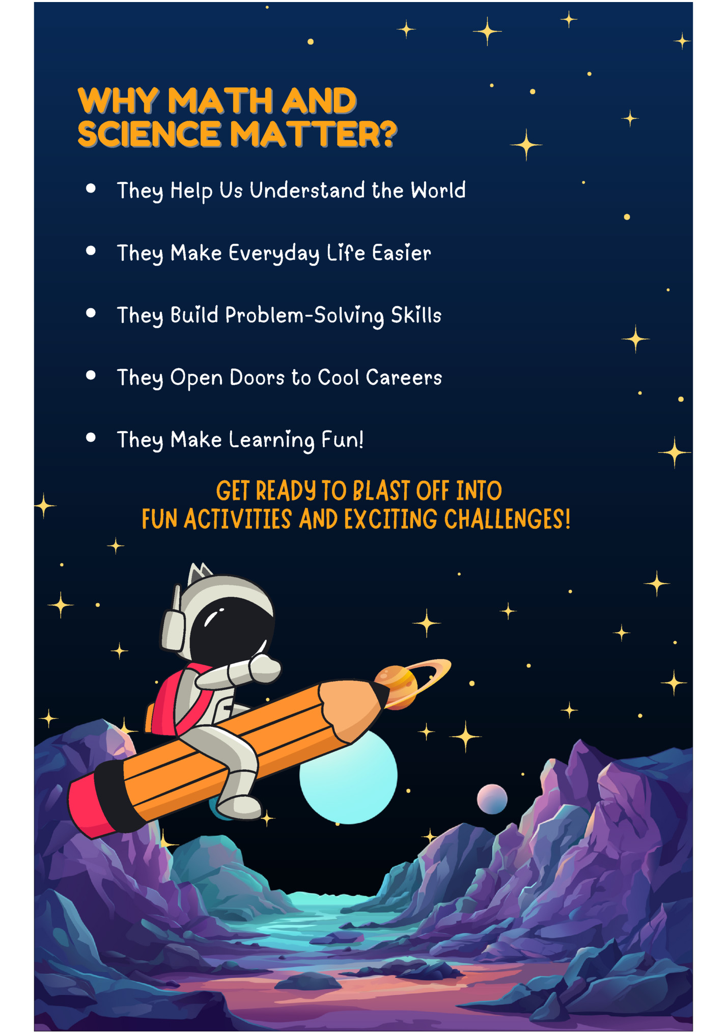 WHY MATH AND WHY MATH AND