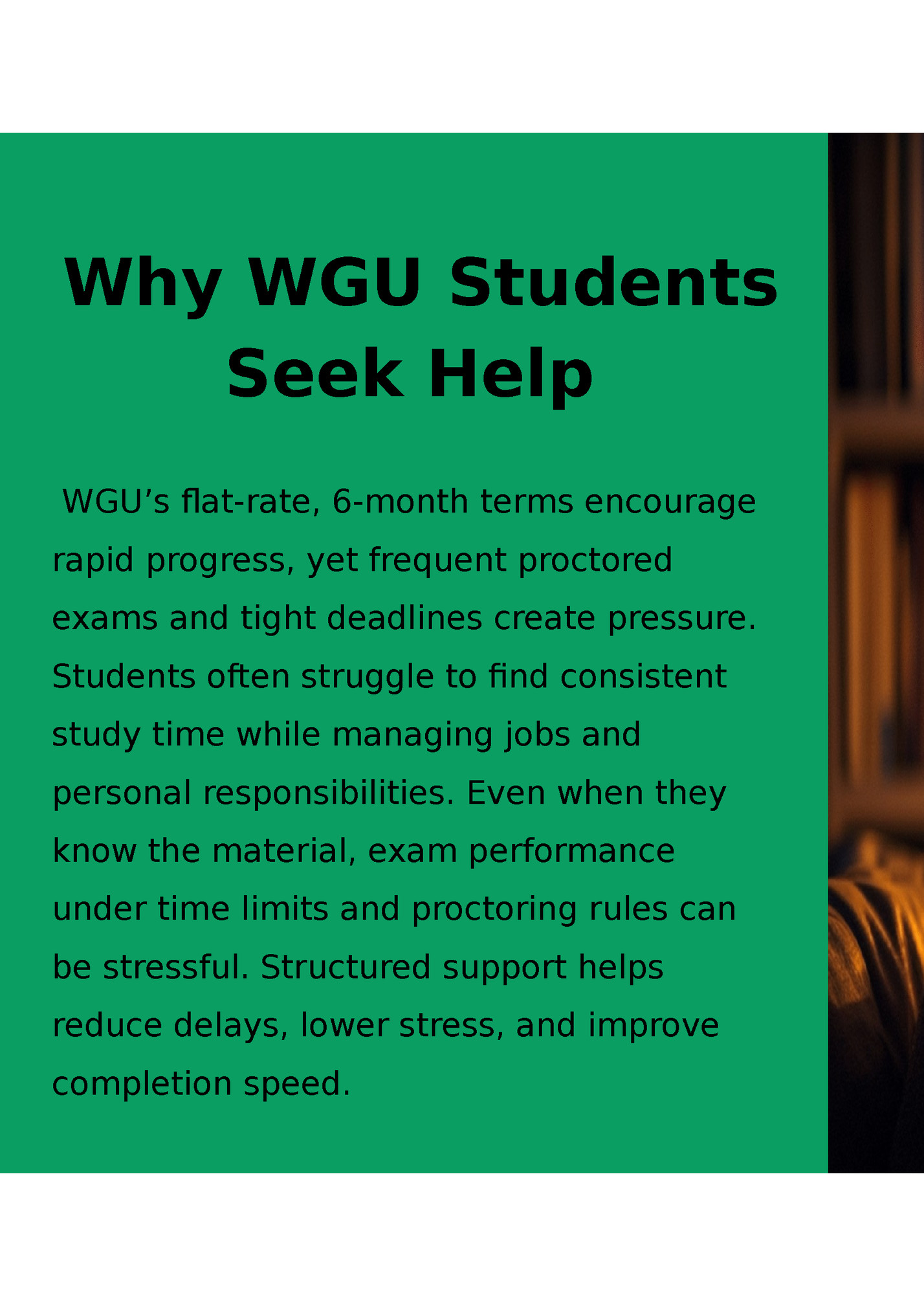 Why WGU Students