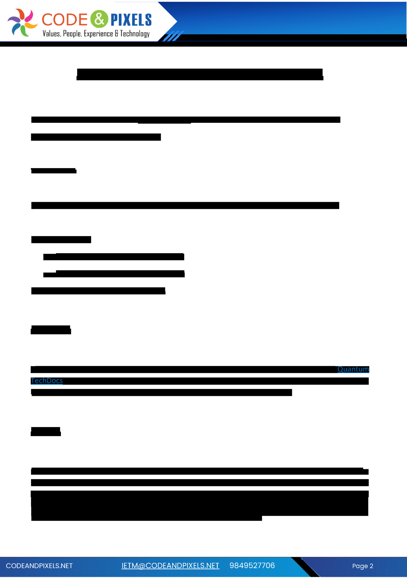 Quantum TechDocs – IETM Publishing Suite