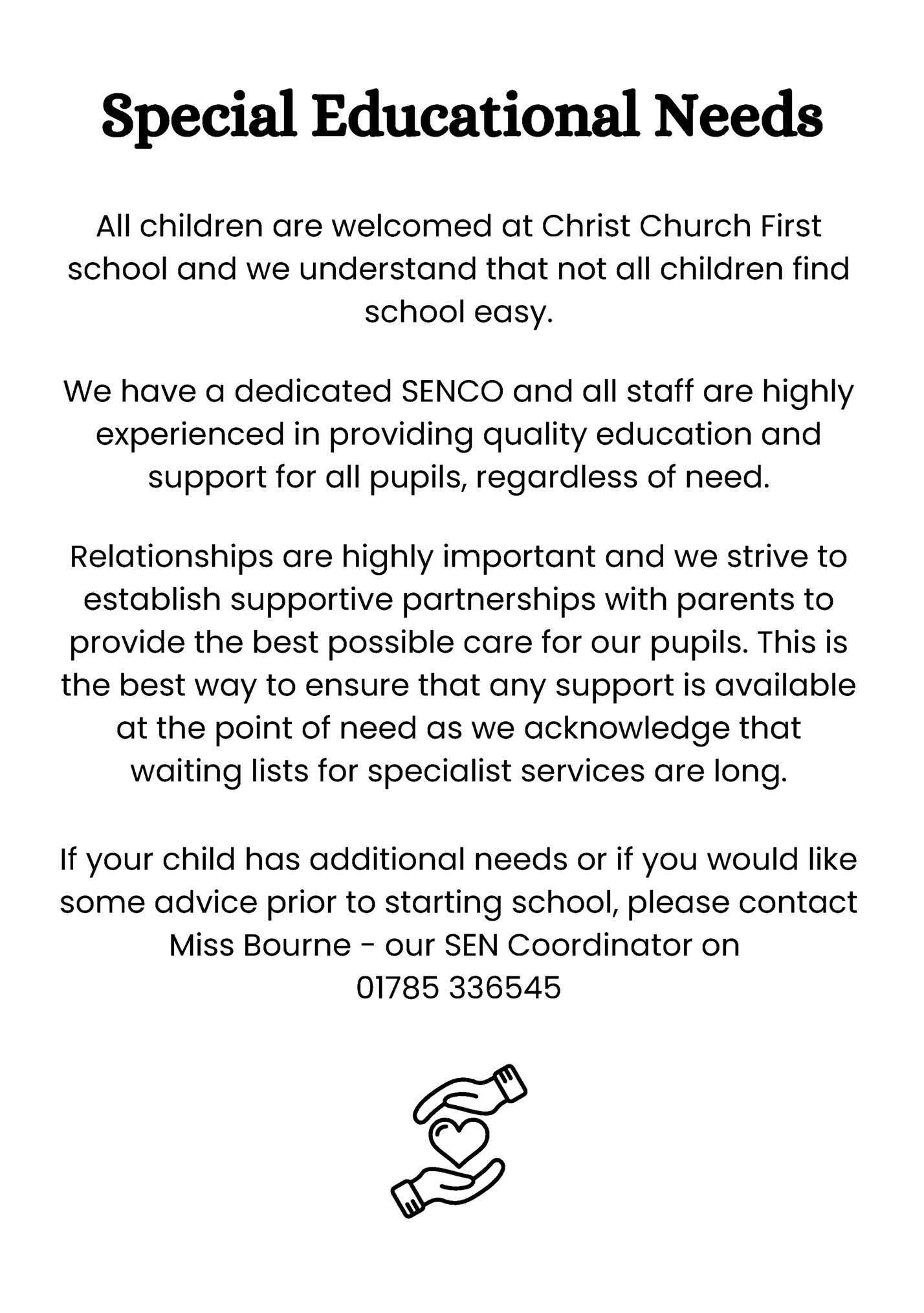 Special Educational Needs Special Educational Needs