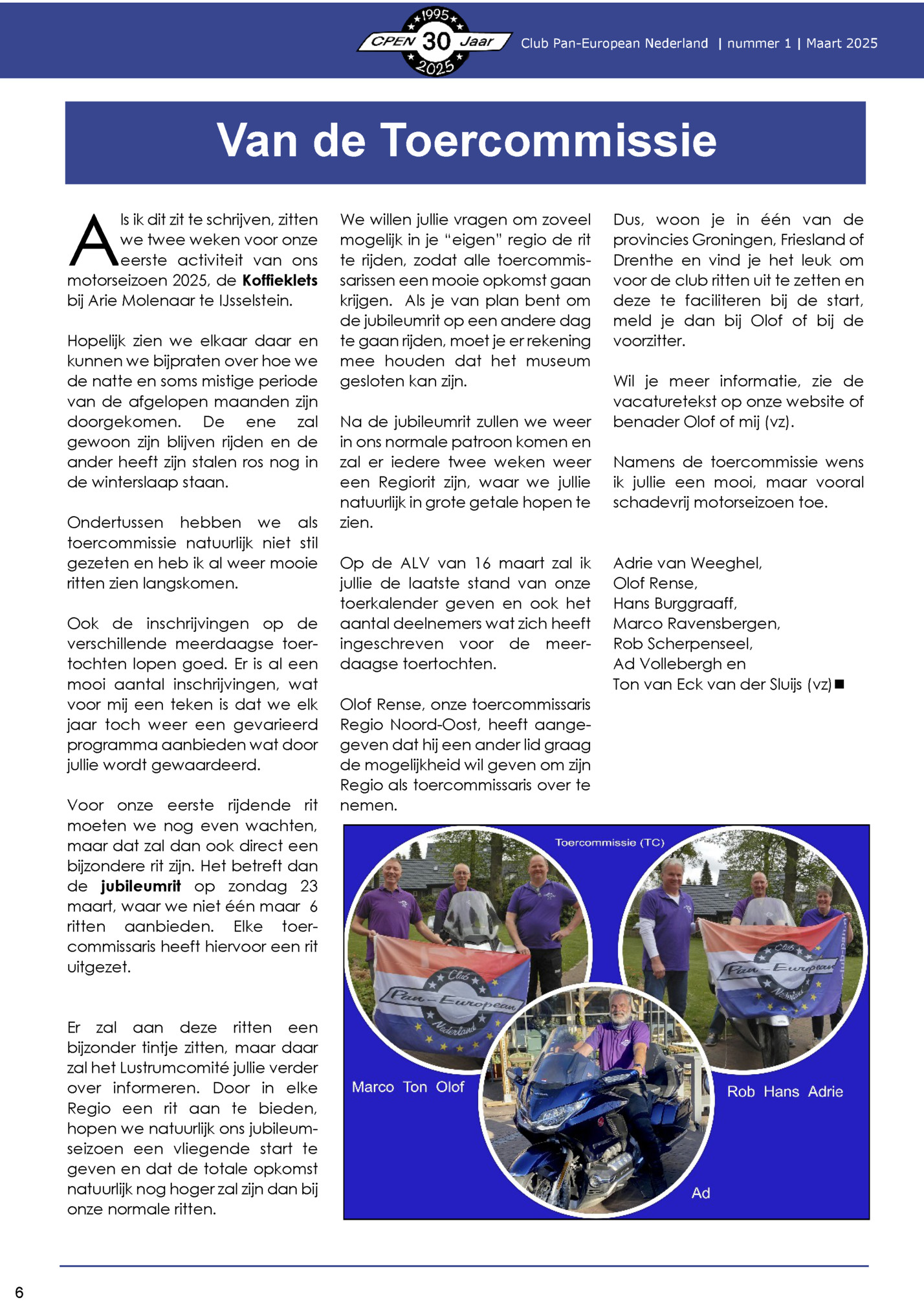 Club Pan-European Nederland | nummer 1 | Maart 2025