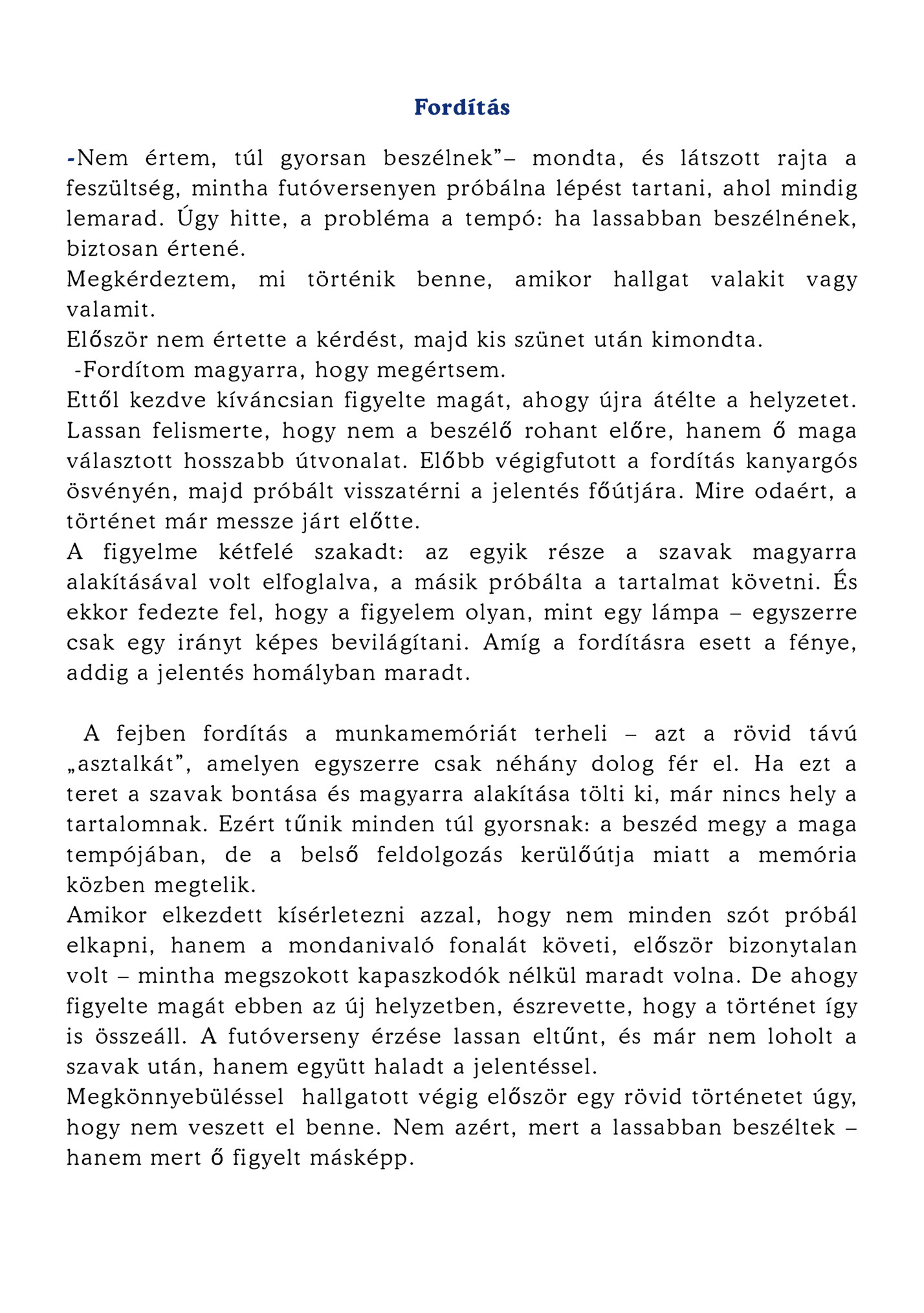 Fordítás Fordítás