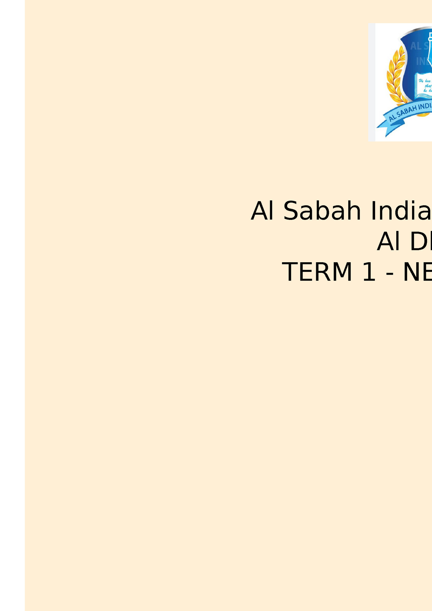 Al Sabah Indian Pvt. School,