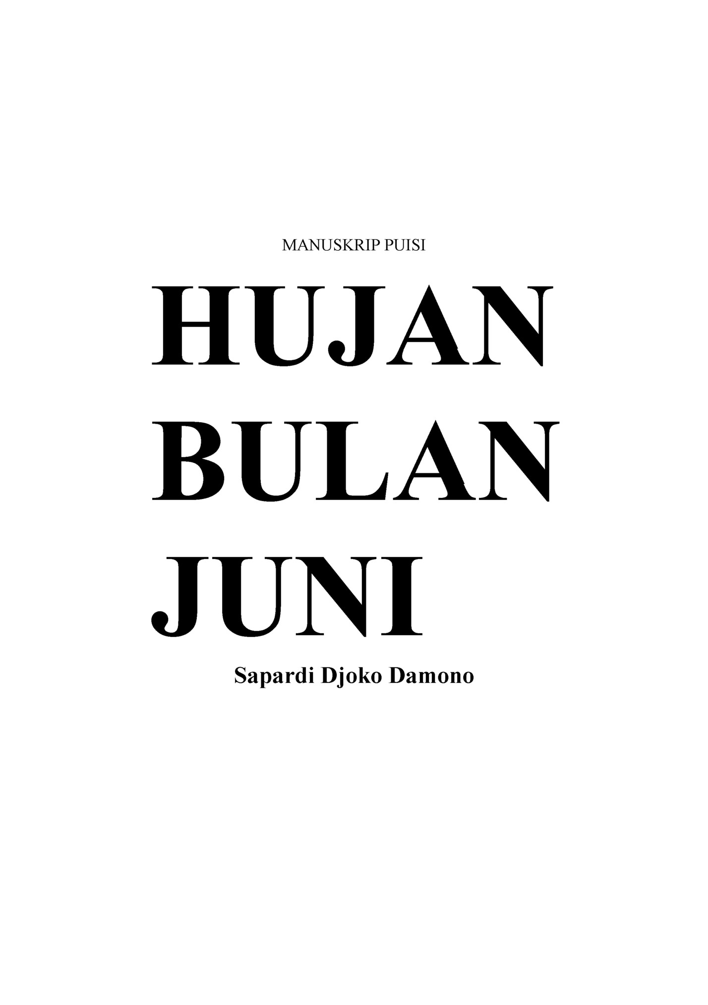 MANUSKRIP PUISI