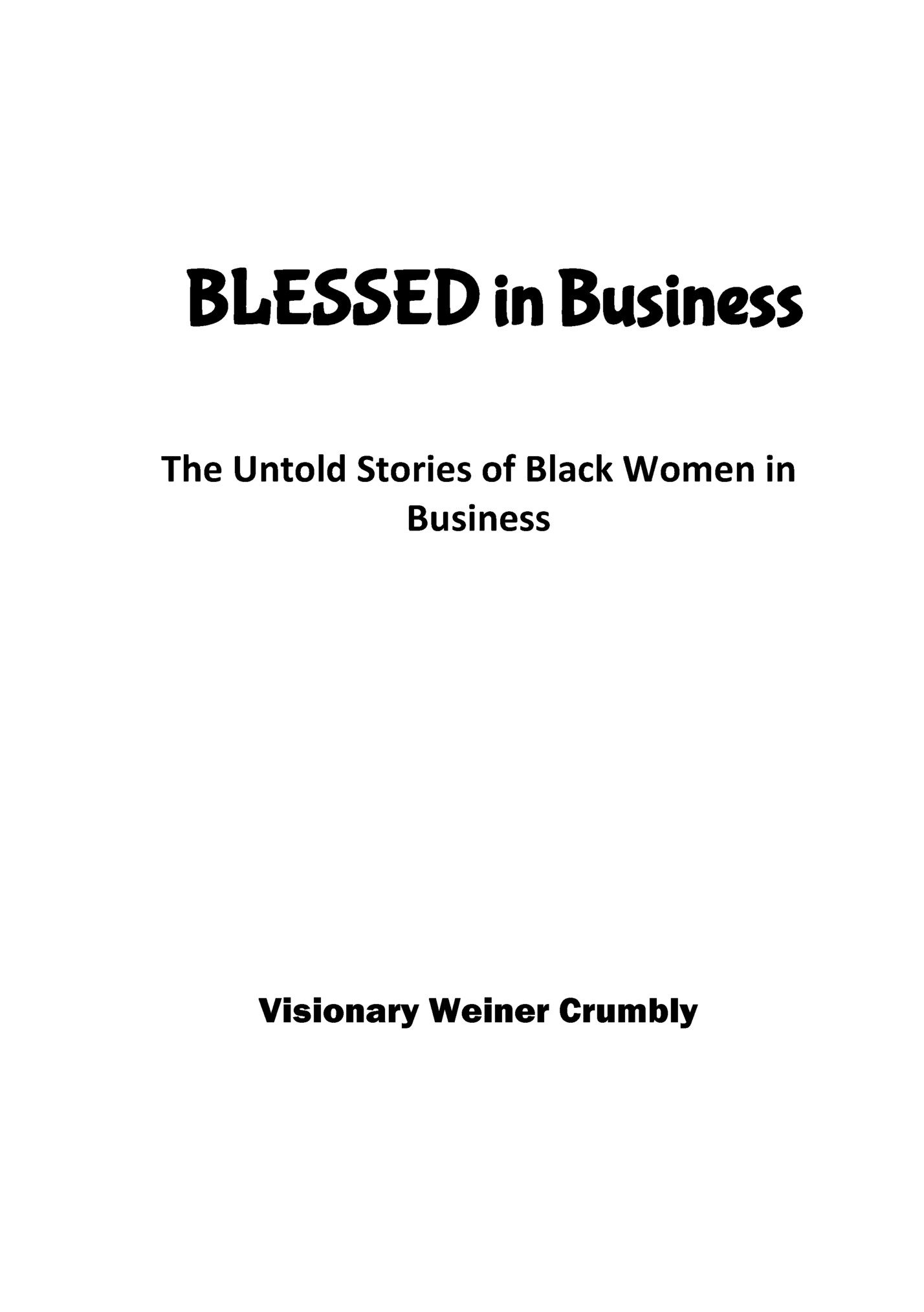 BLESSED in Business