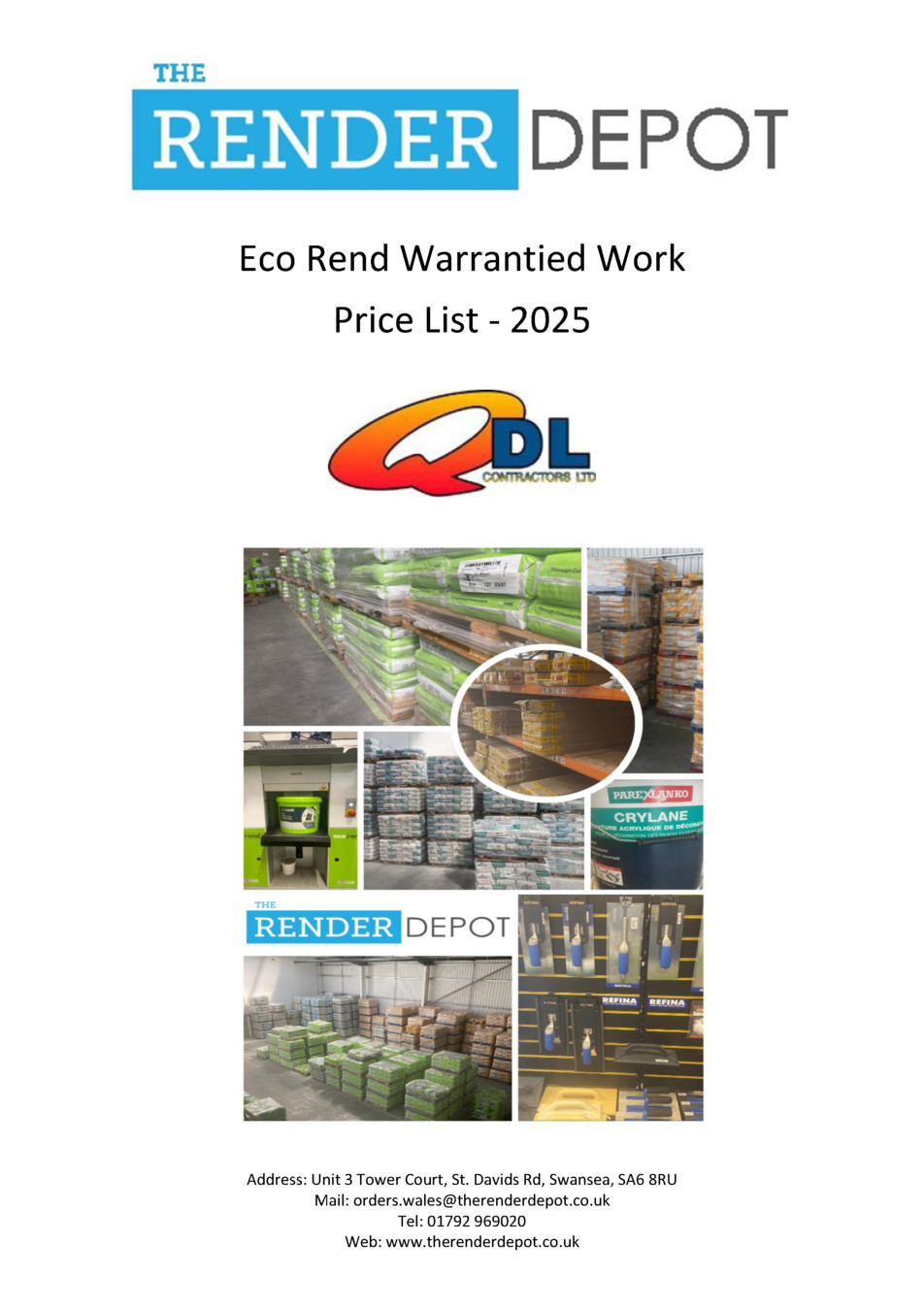 QDL - Ecorend Warrantied Work - 2025
