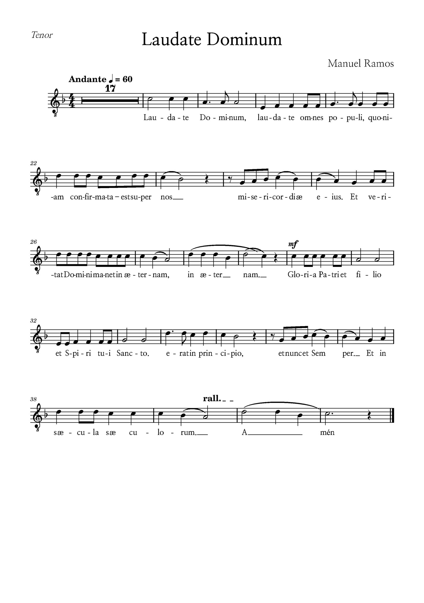 Laudate	Dominum	