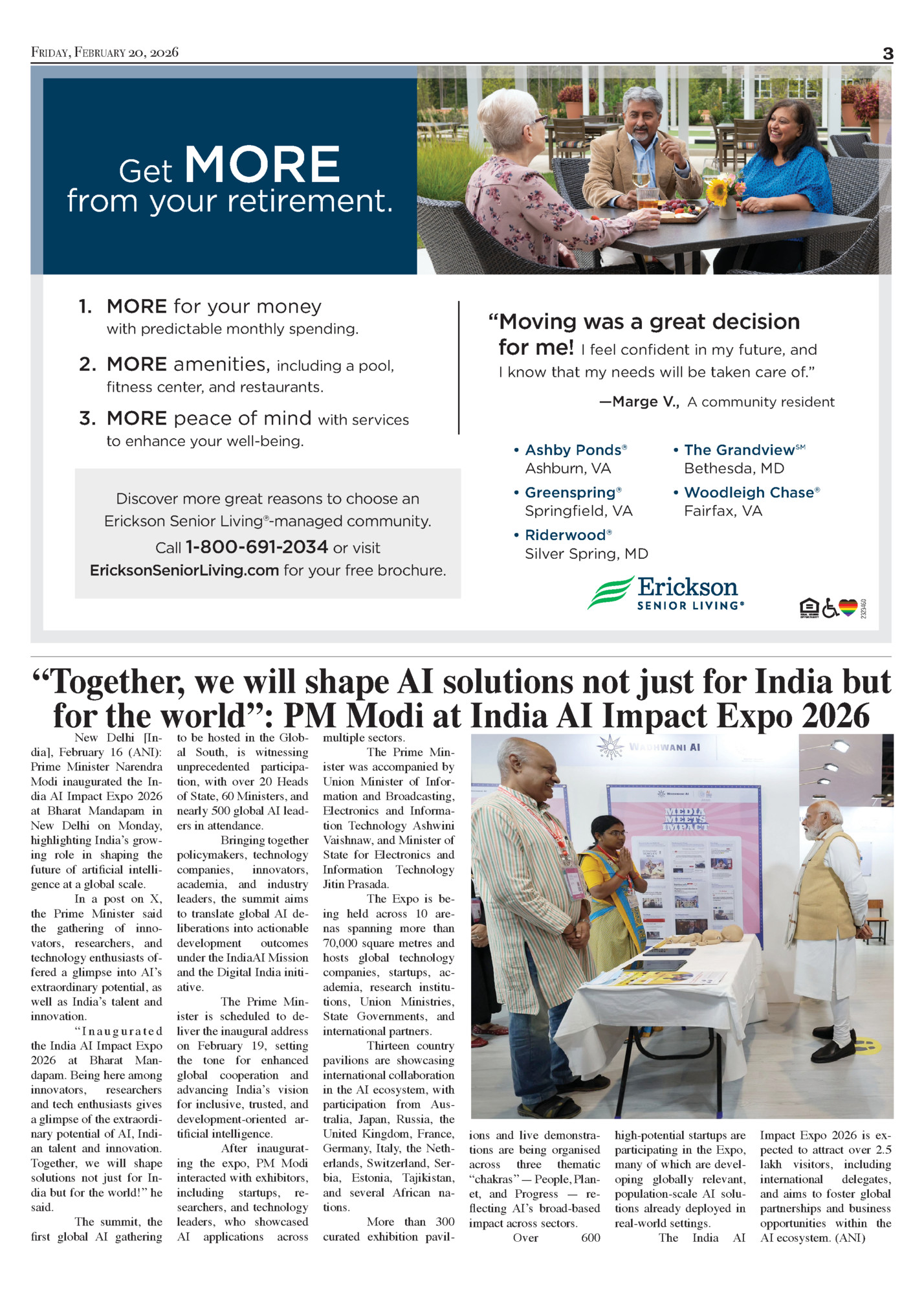 FRIDAY, FEBRUARY 20, 2026