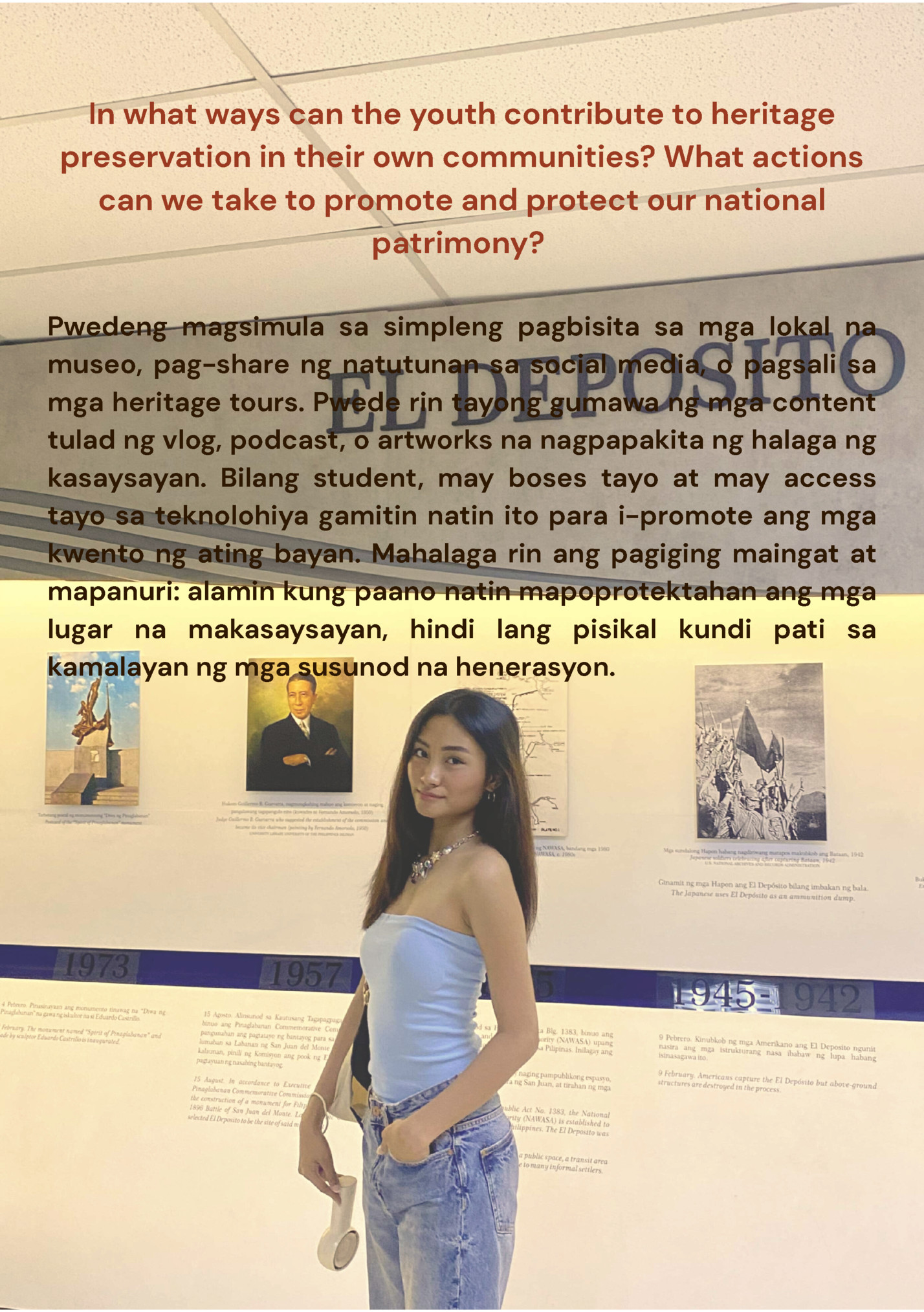 In what ways can the youth contribute to heritage