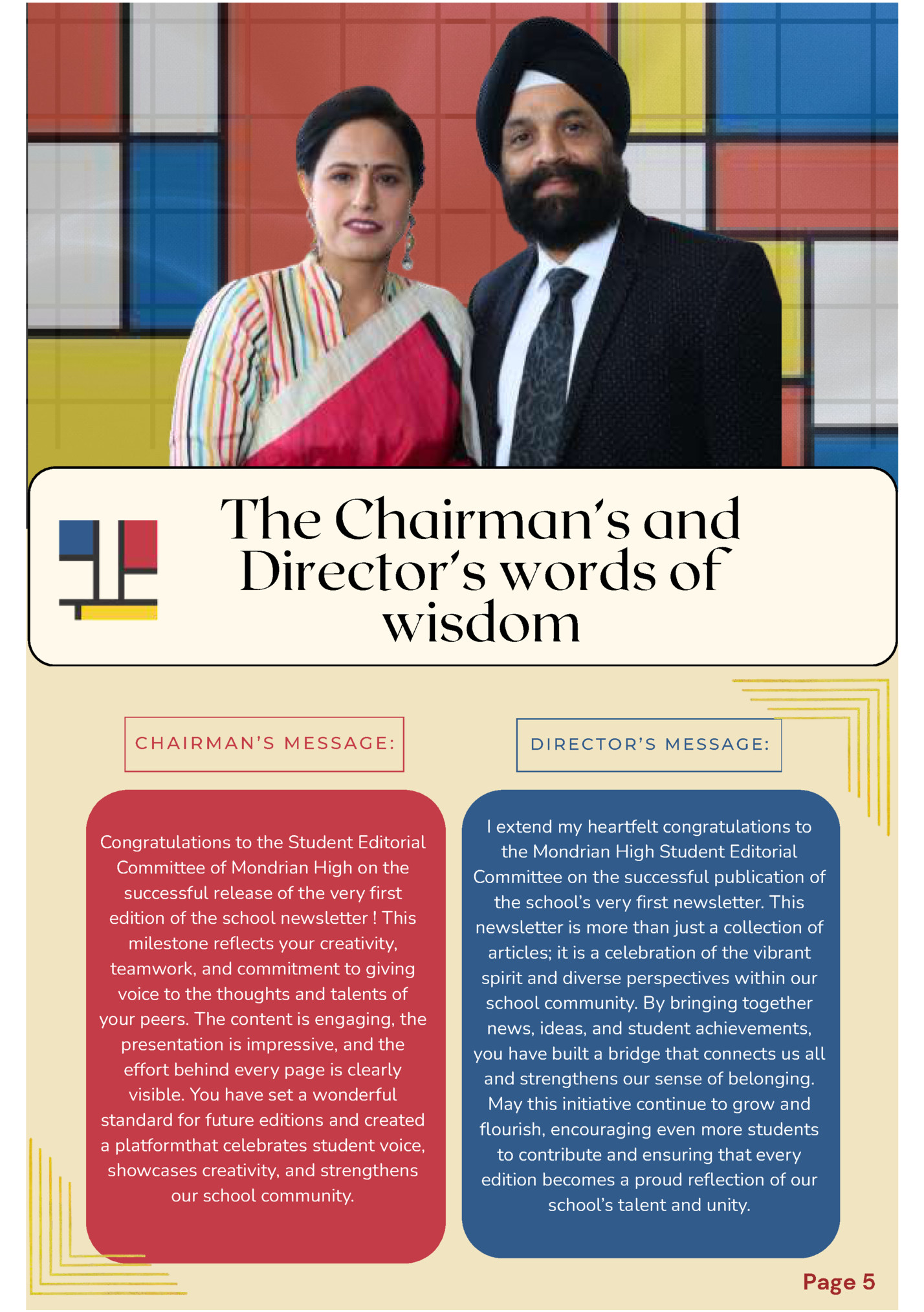 The Chairman’s and The Chairman’s and