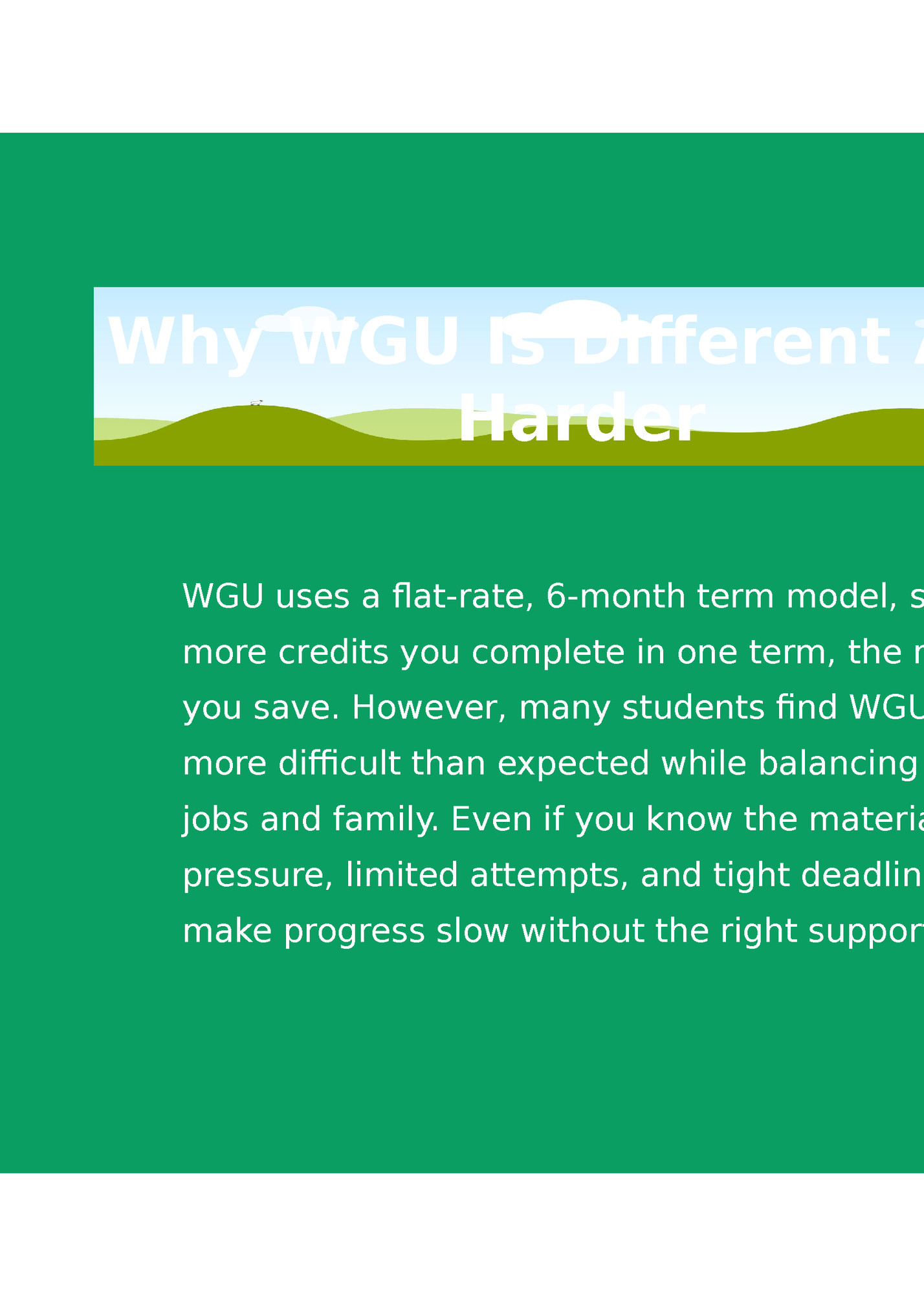 Why WGU Is Different And
