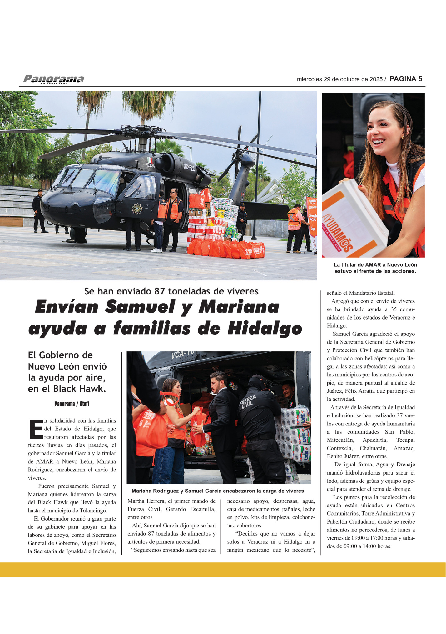 miércoles 29 de octubre de 2025 / PAGINA 5 miércoles 29 de octubre de 2025 / PAGINA 5