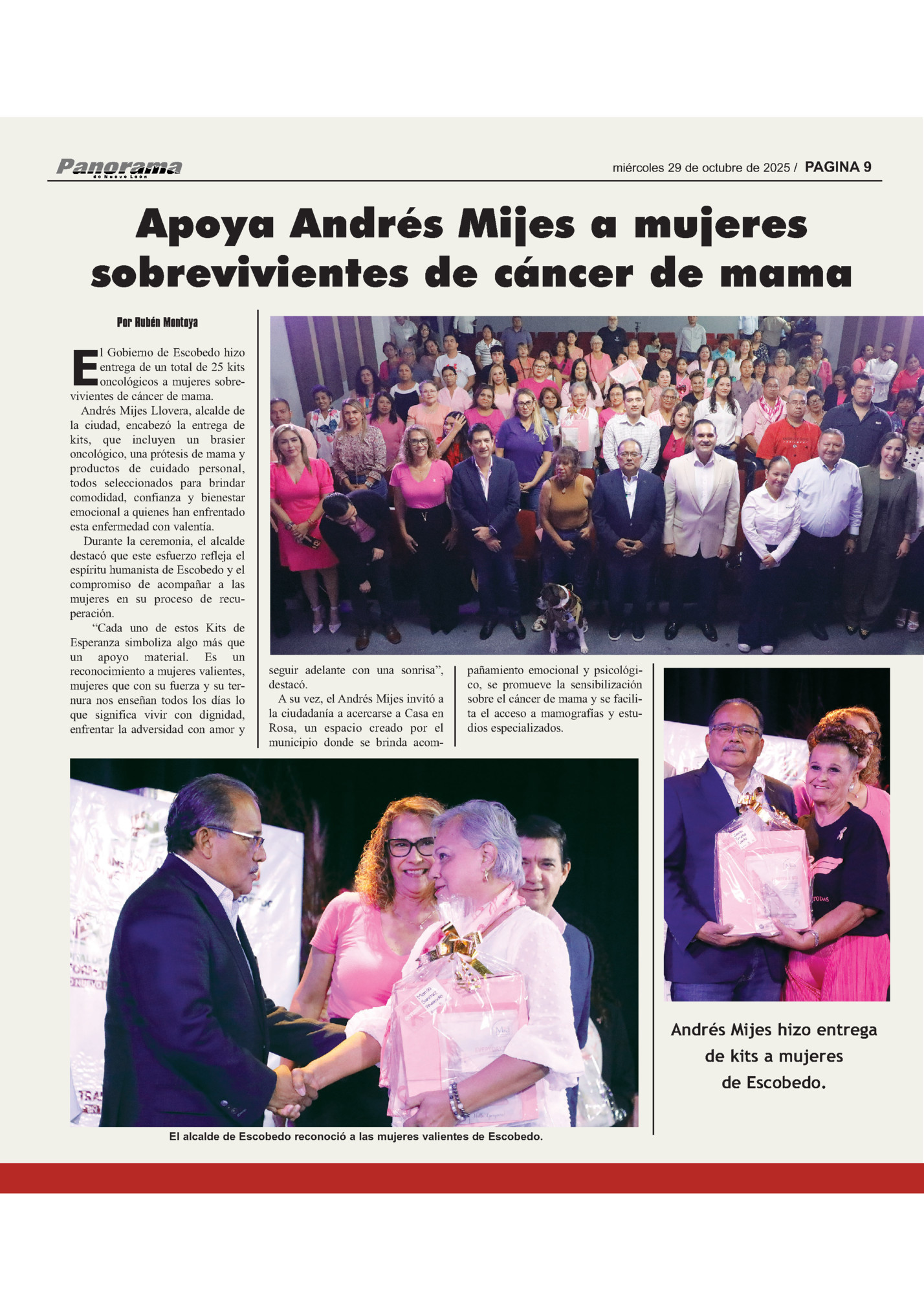 miércoles 29 de octubre de 2025 / PAGINA 9 miércoles 29 de octubre de 2025 / PAGINA 9