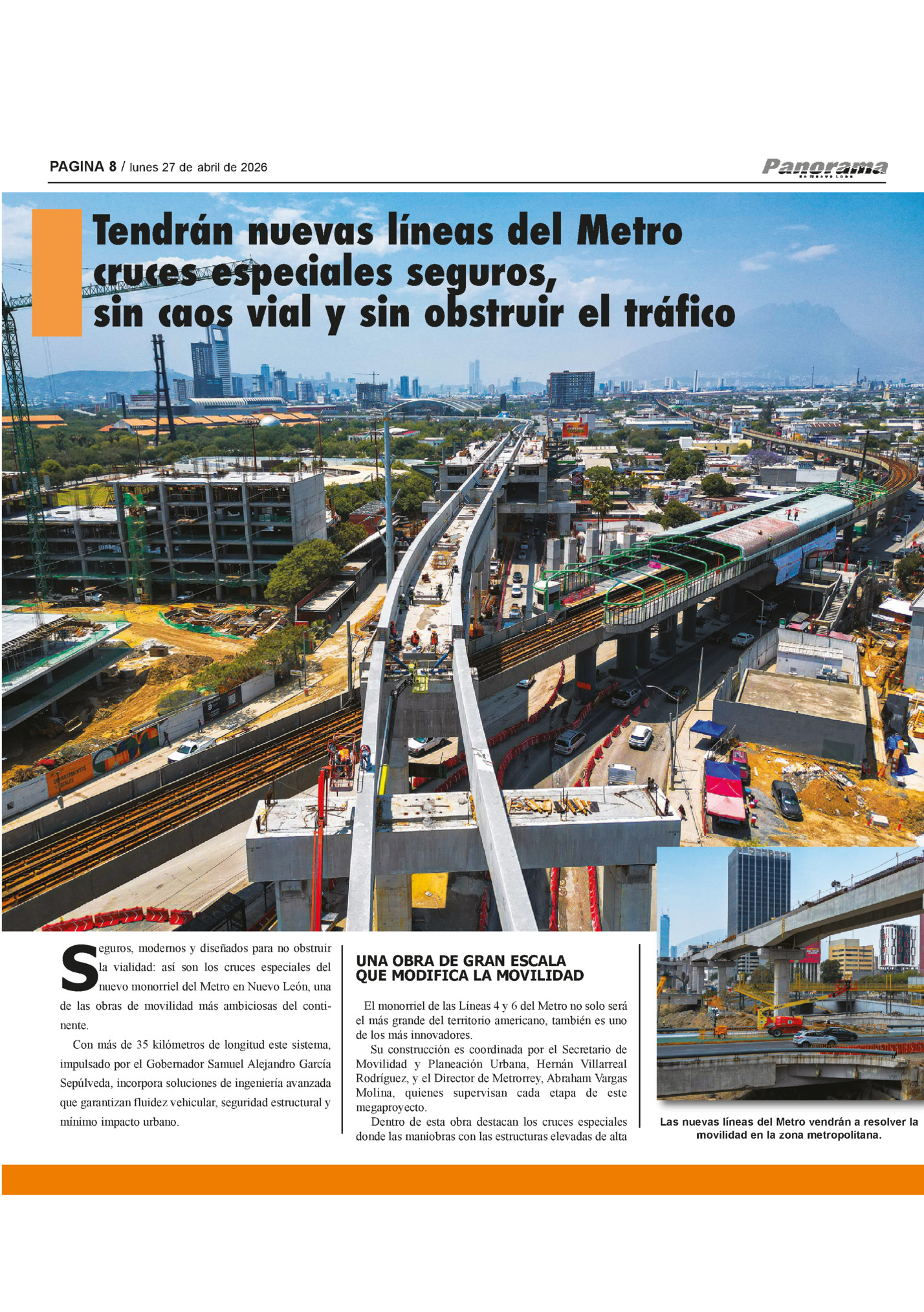 PAGINA 8 / lunes 27 de abril de 2026