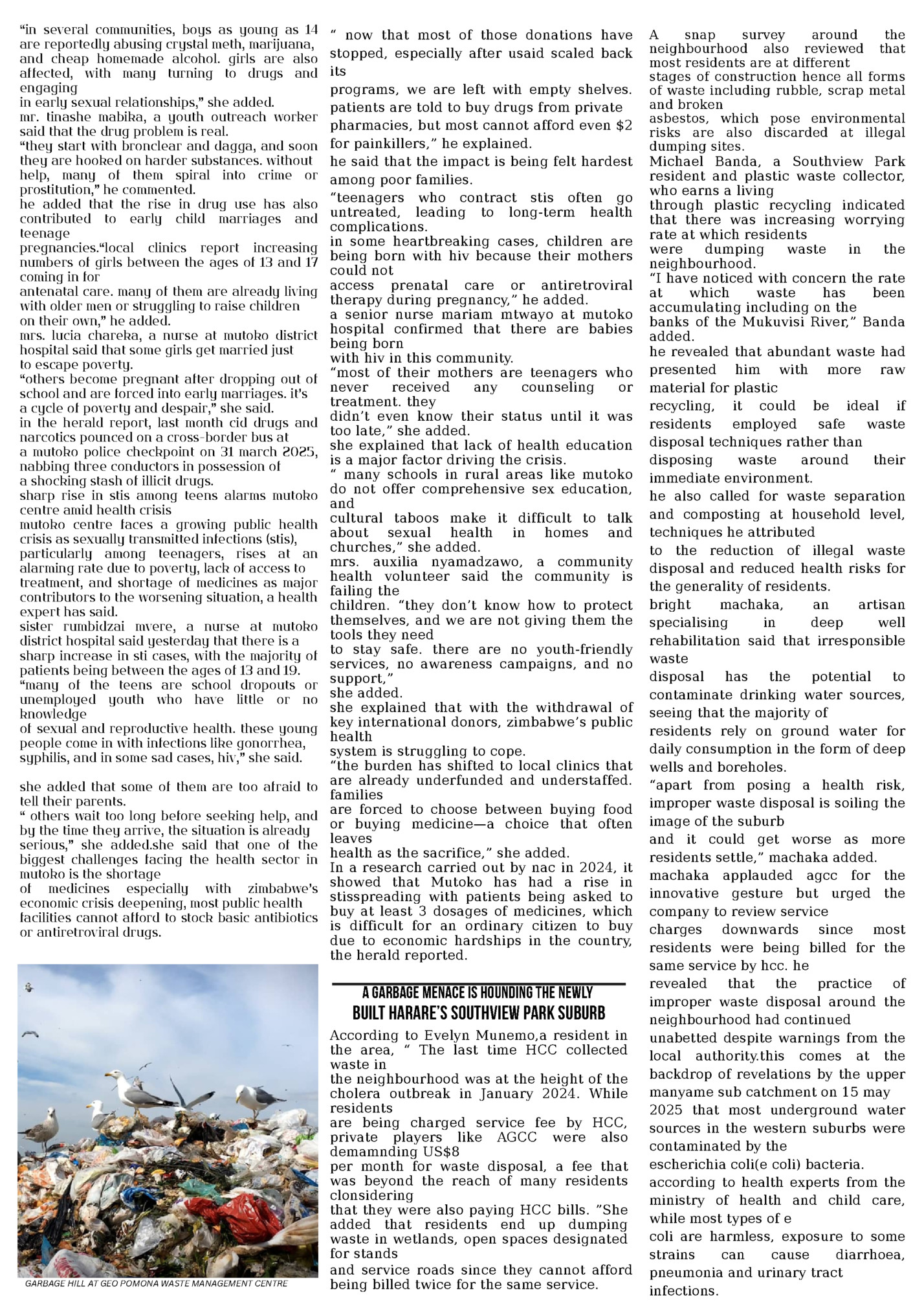 “in several communities, boys as young as 14