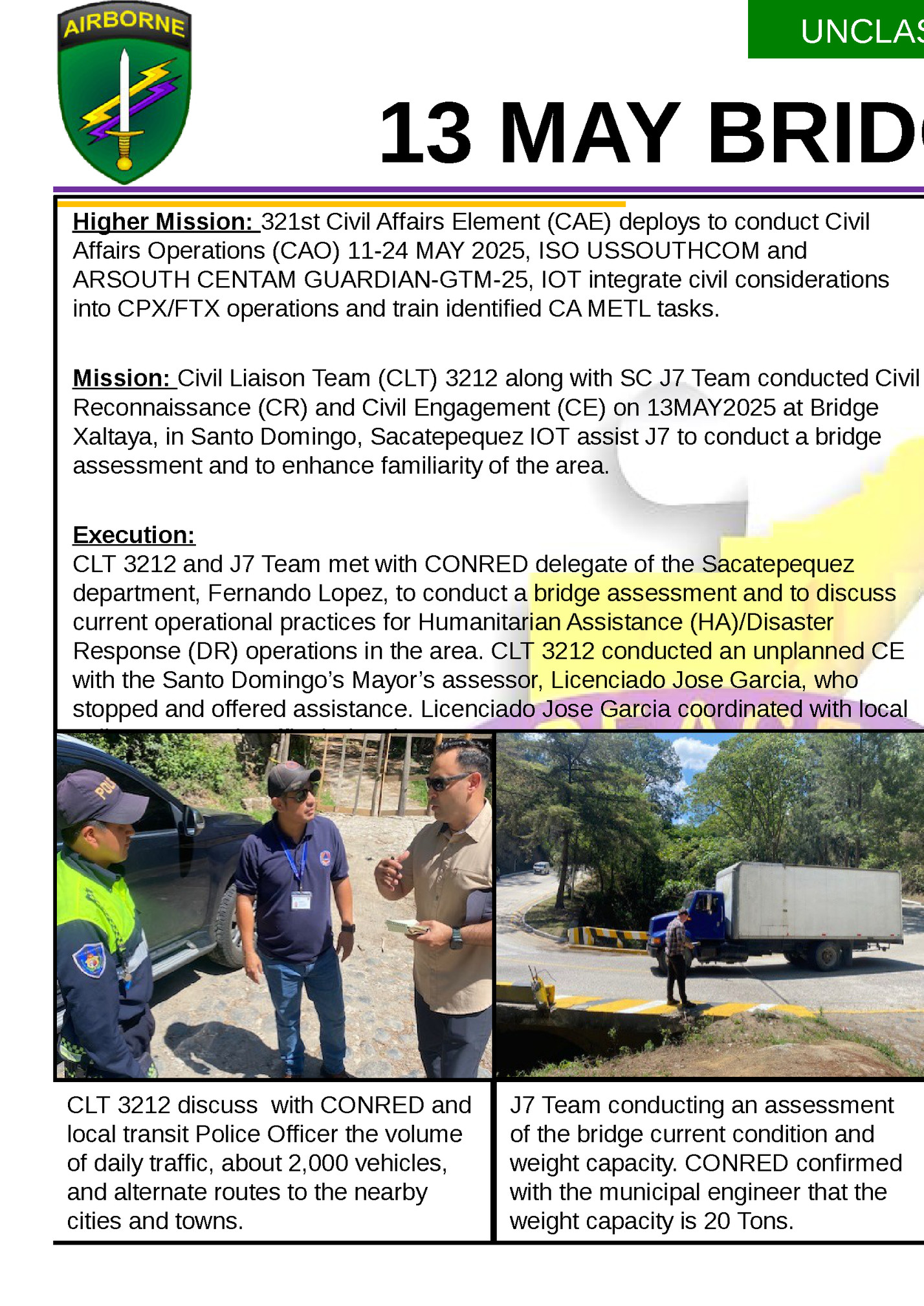 UNCLASSIFIED UNCLASSIFIED