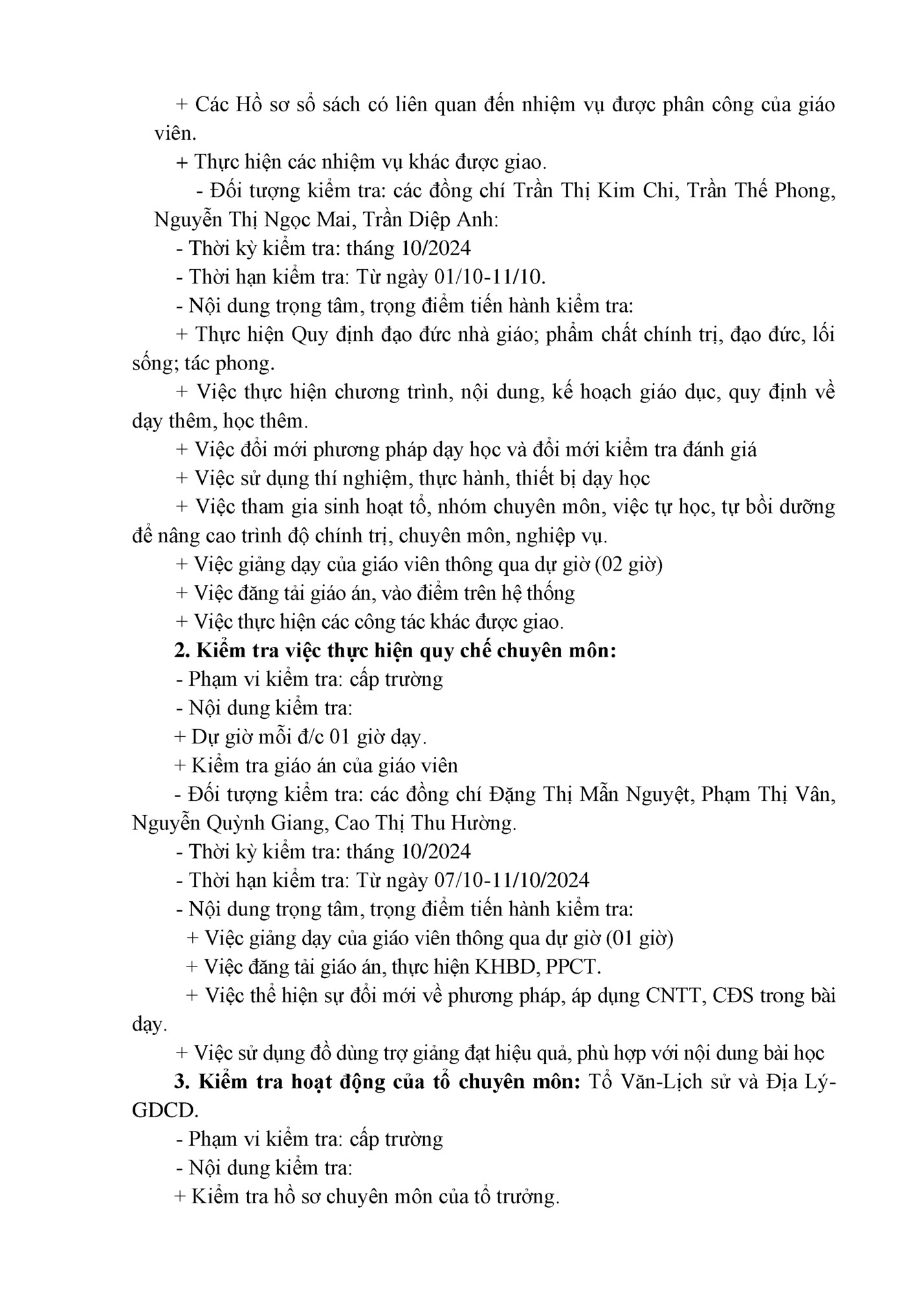 + Các Hồ sơ sổ sách có liên quan đến nhiệm vụ được phân công của giáo + Các Hồ sơ sổ sách có liên quan đến nhiệm vụ được phân công của giáo