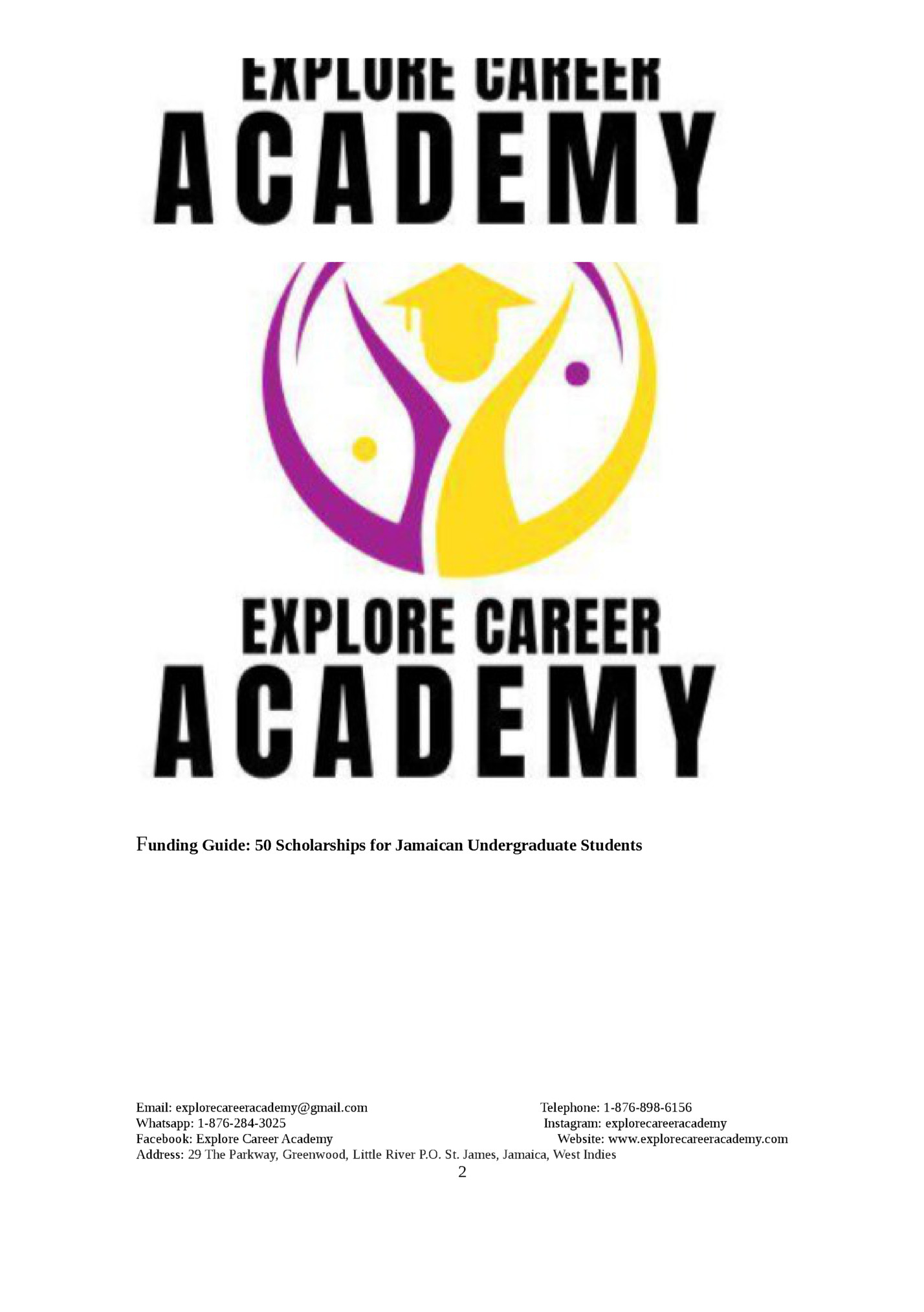 Funding Guide: 50 Scholarships for Jamaican Undergraduate Students