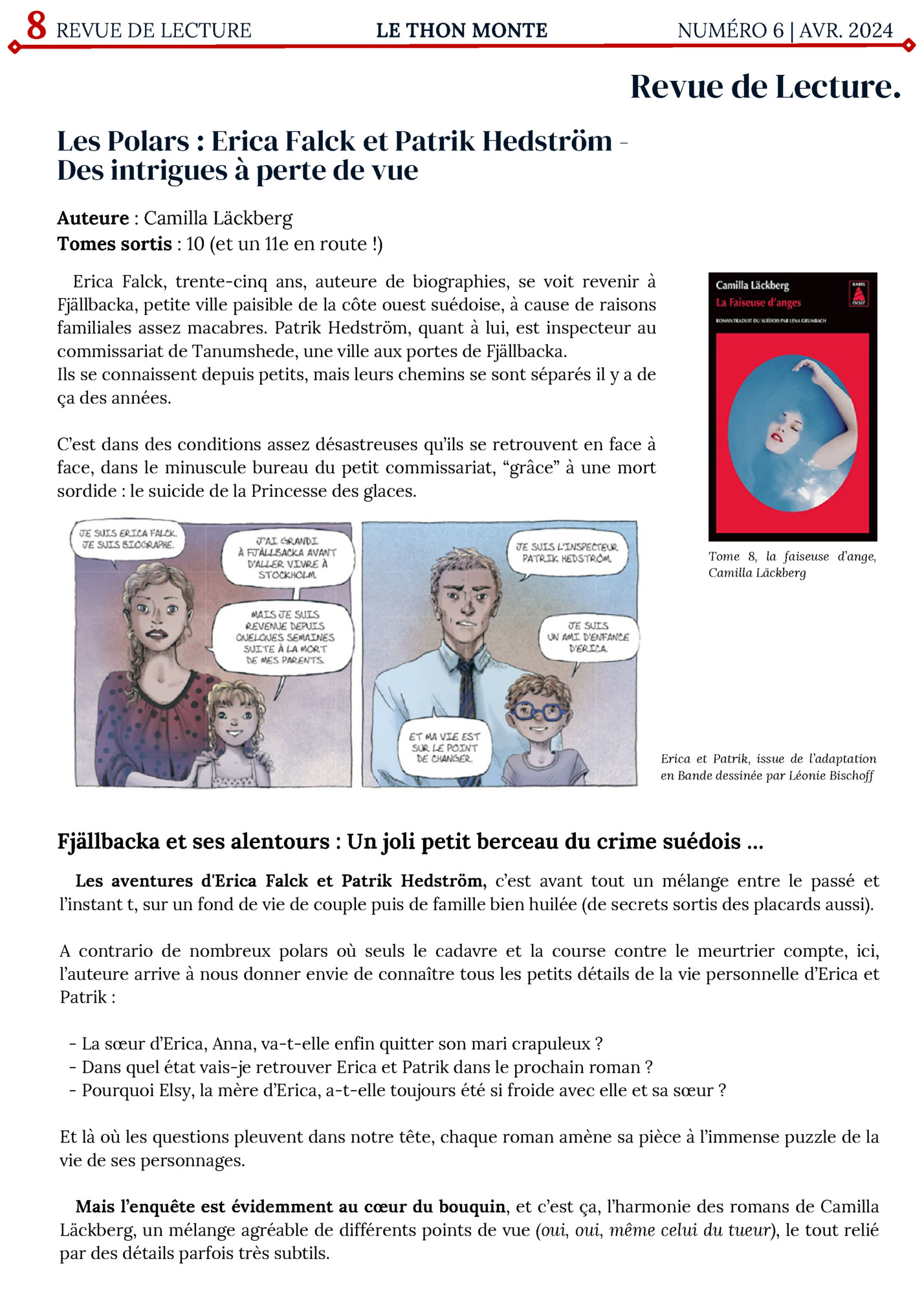 8 REVUE DE LECTURE