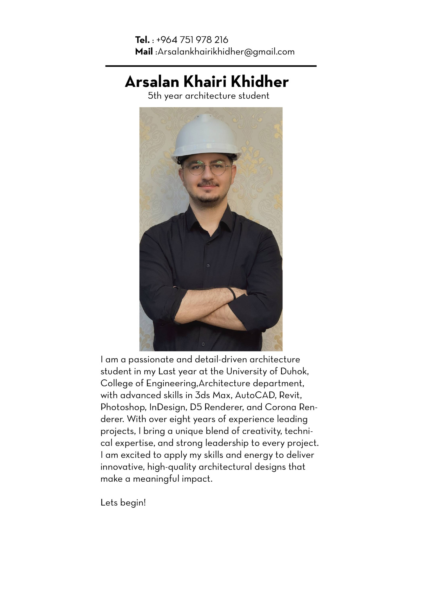 Tel. : +964 751 978 216