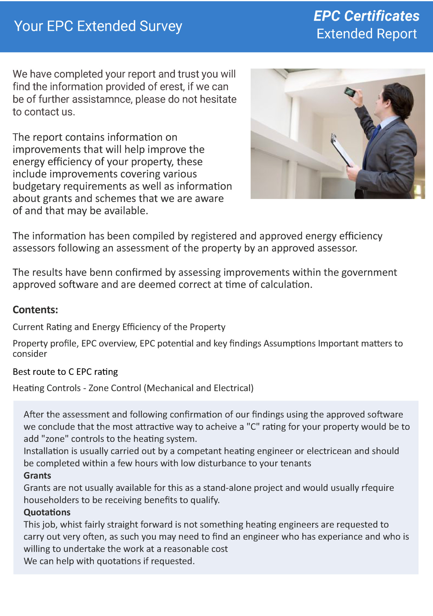 Your EPC Extended Survey Your EPC Extended Survey