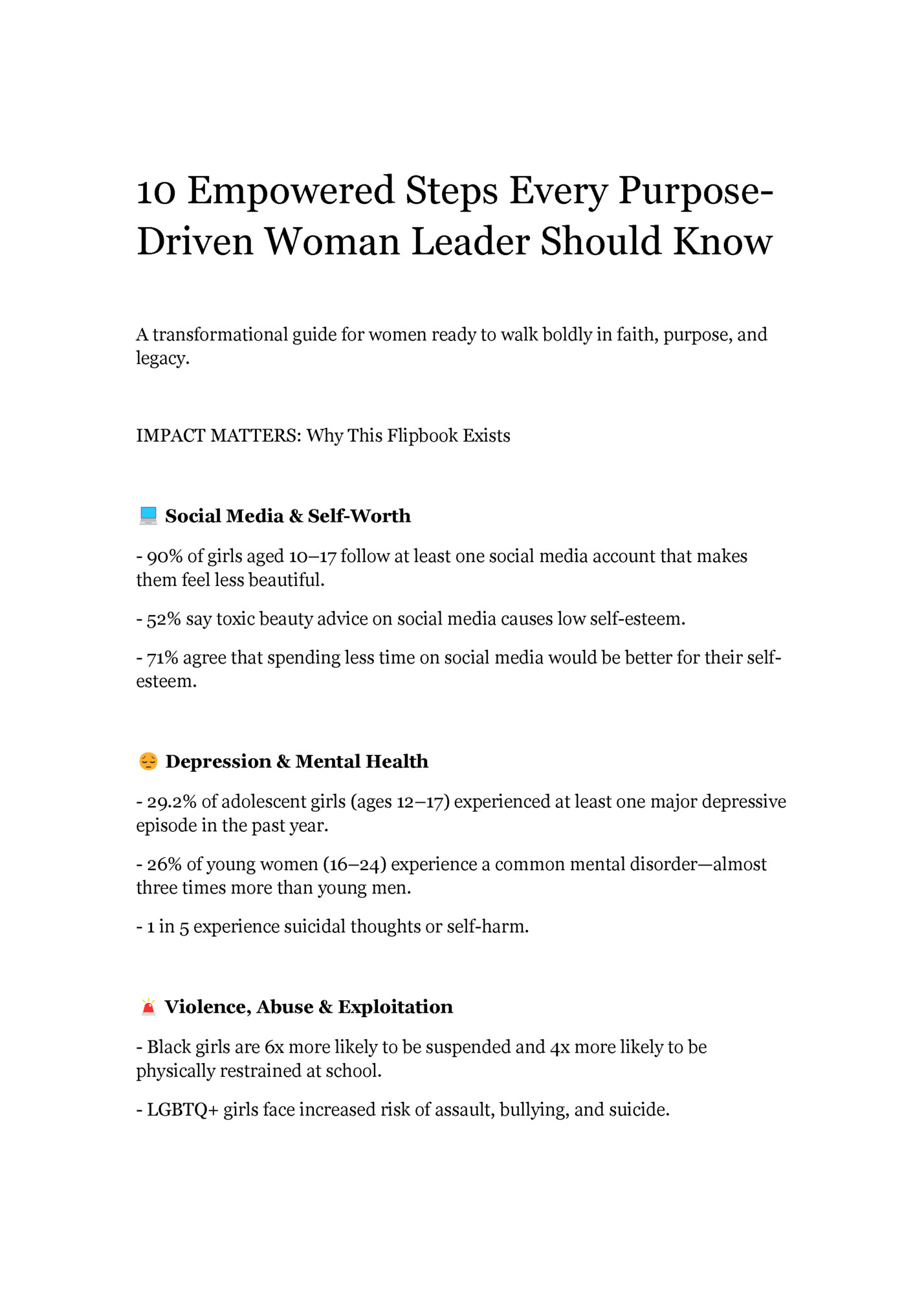 10 Empowered Steps Every PurposeDriven Woman Leader Should Know