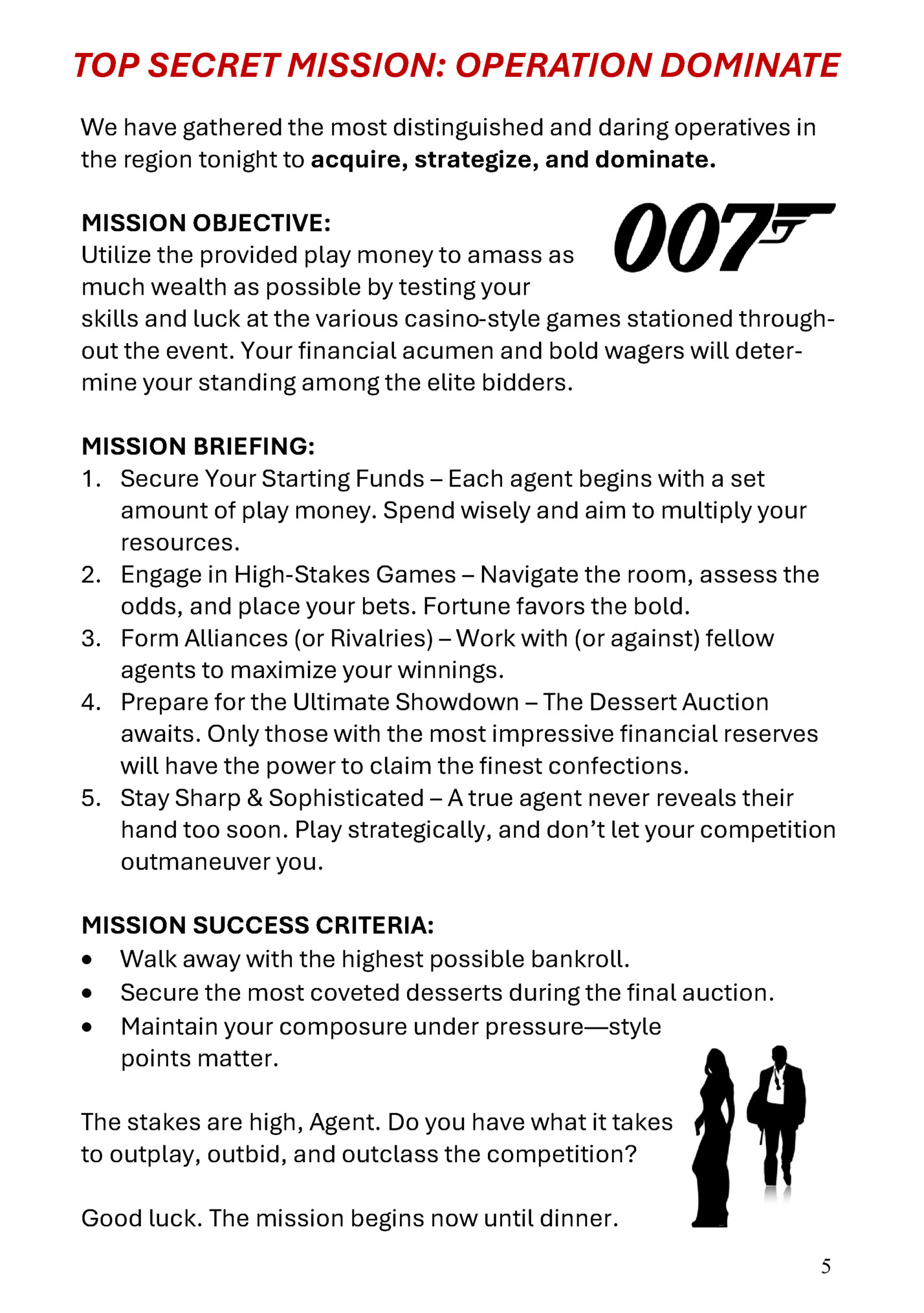 TOP SECRET MISSION: OPERATION DOMINATE