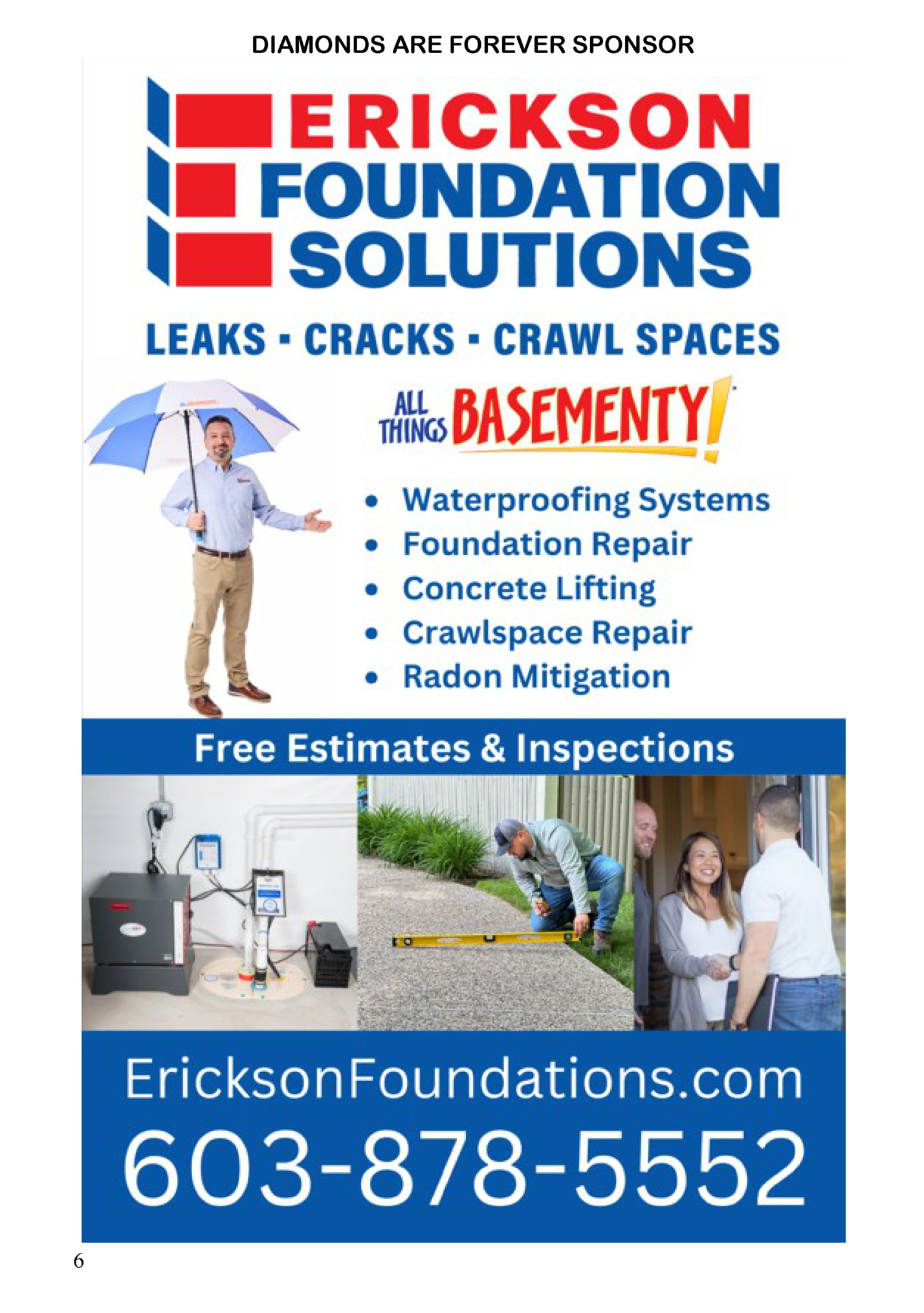 DIAMONDS ARE FOREVER SPONSOR