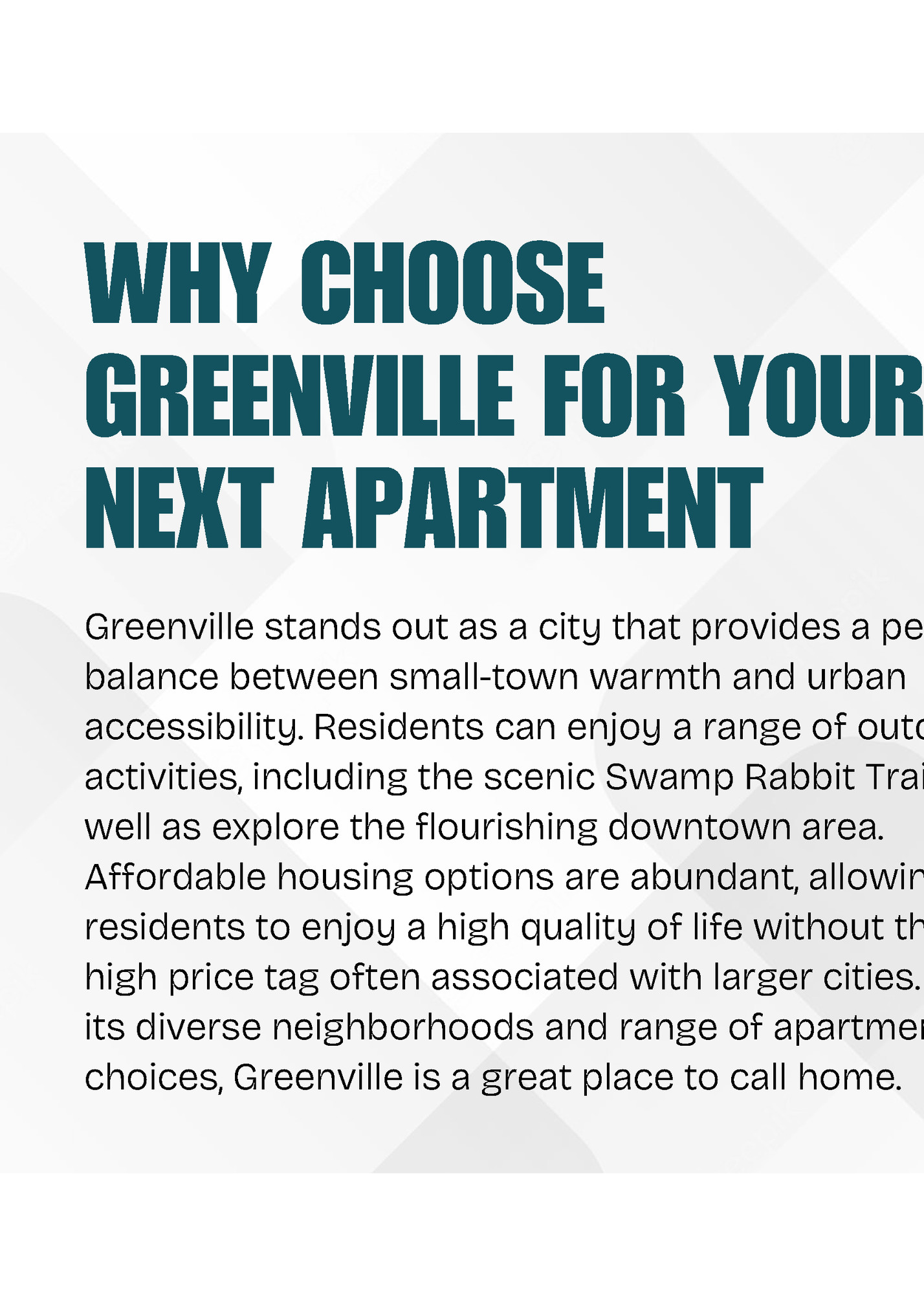 WHY CHOOSE WHY CHOOSE