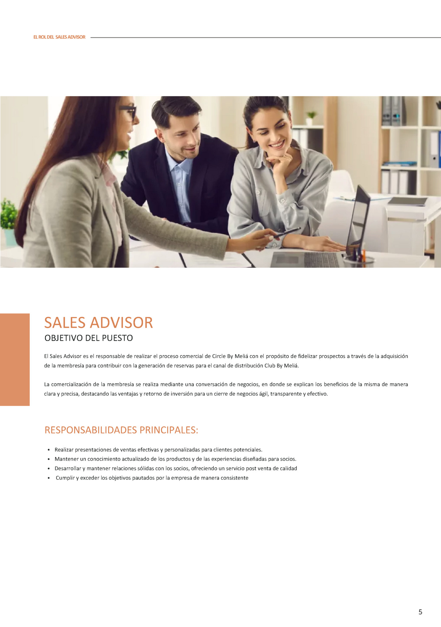 EL ROL DEL SALES ADVISOR