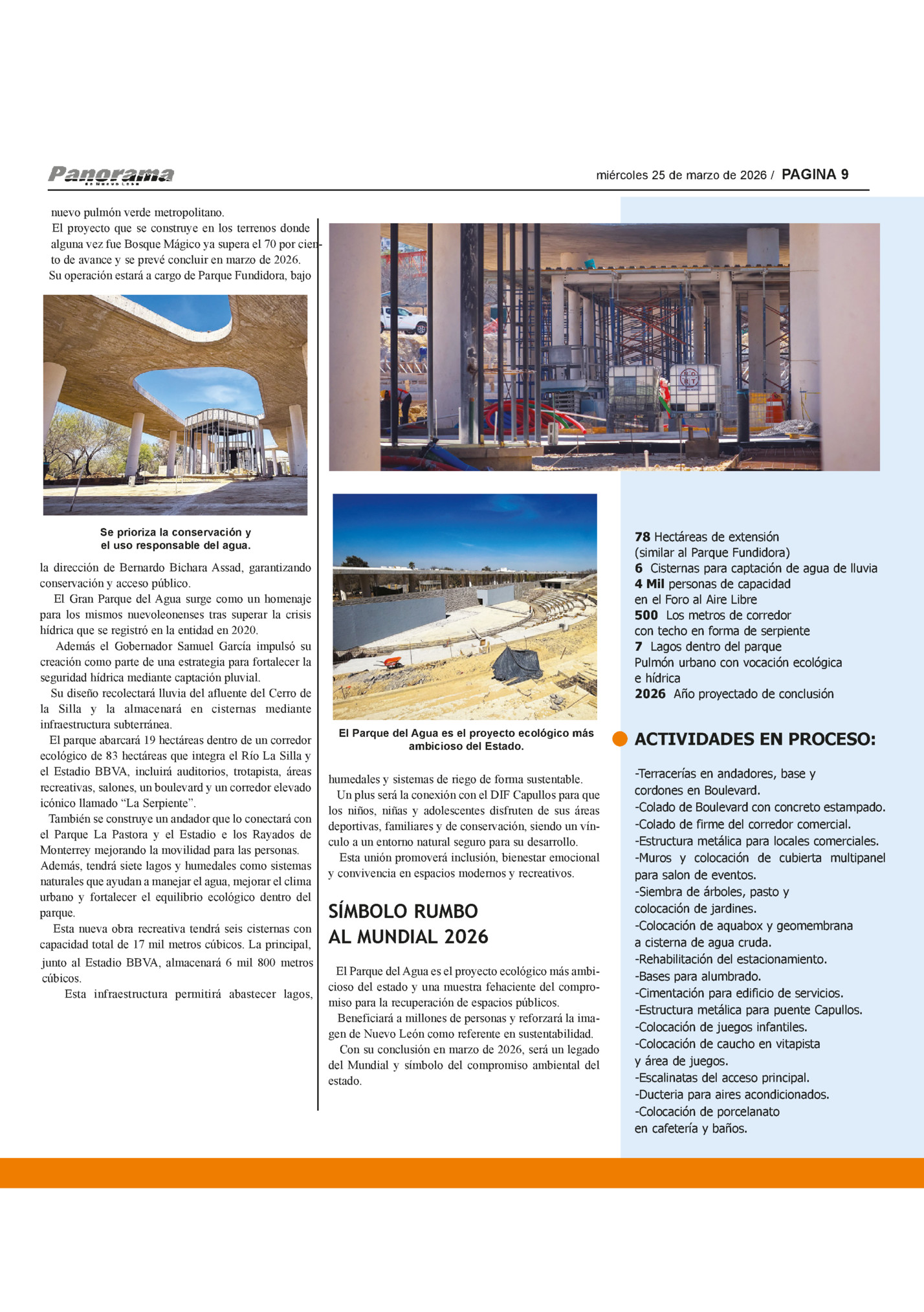 miércoles 25 de marzo de 2026 / PAGINA 9