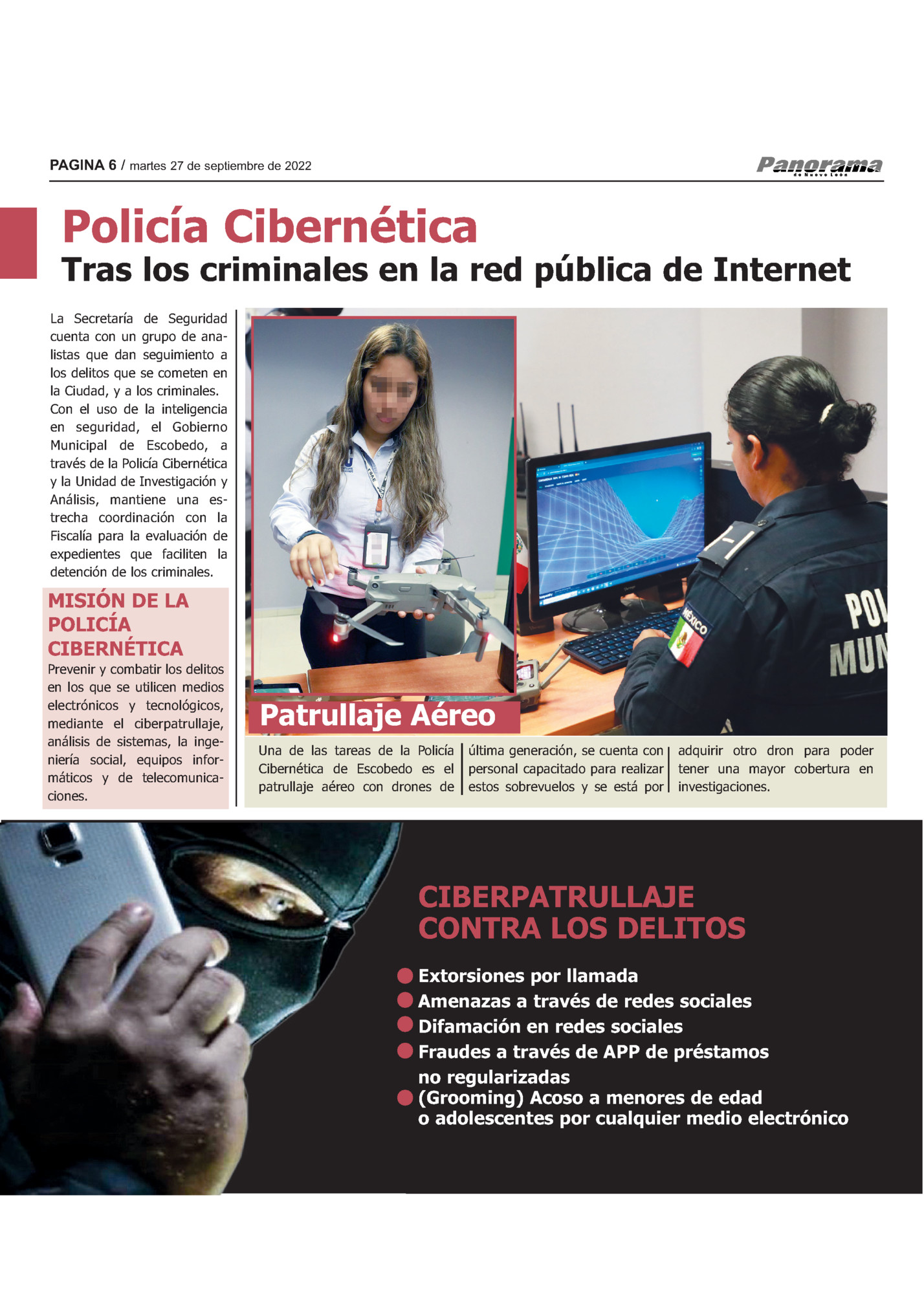 PAGINA 6 / martes 27 de septiembre de 2022