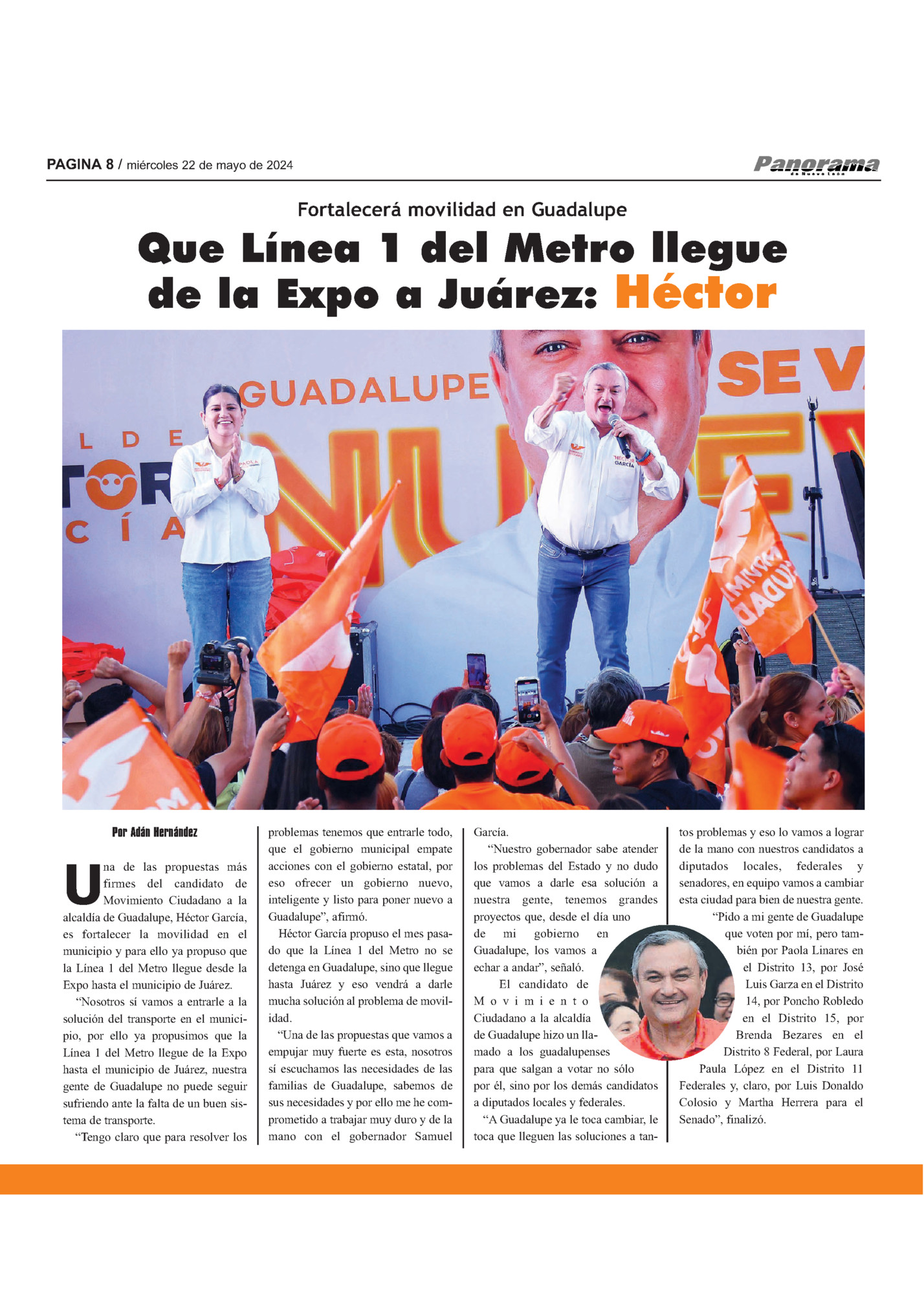 PAGINA 8 / miércoles 22 de mayo de 2024