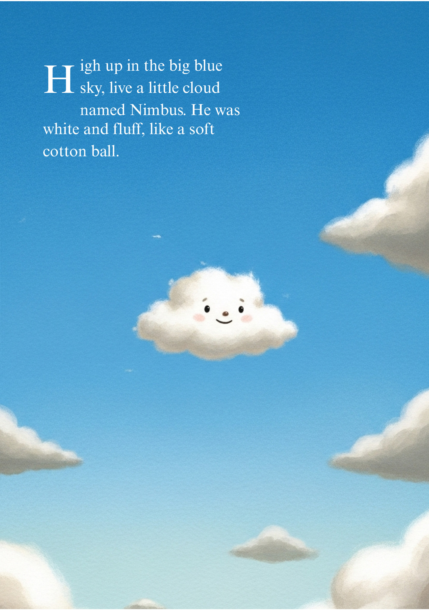 igh up in the big blue