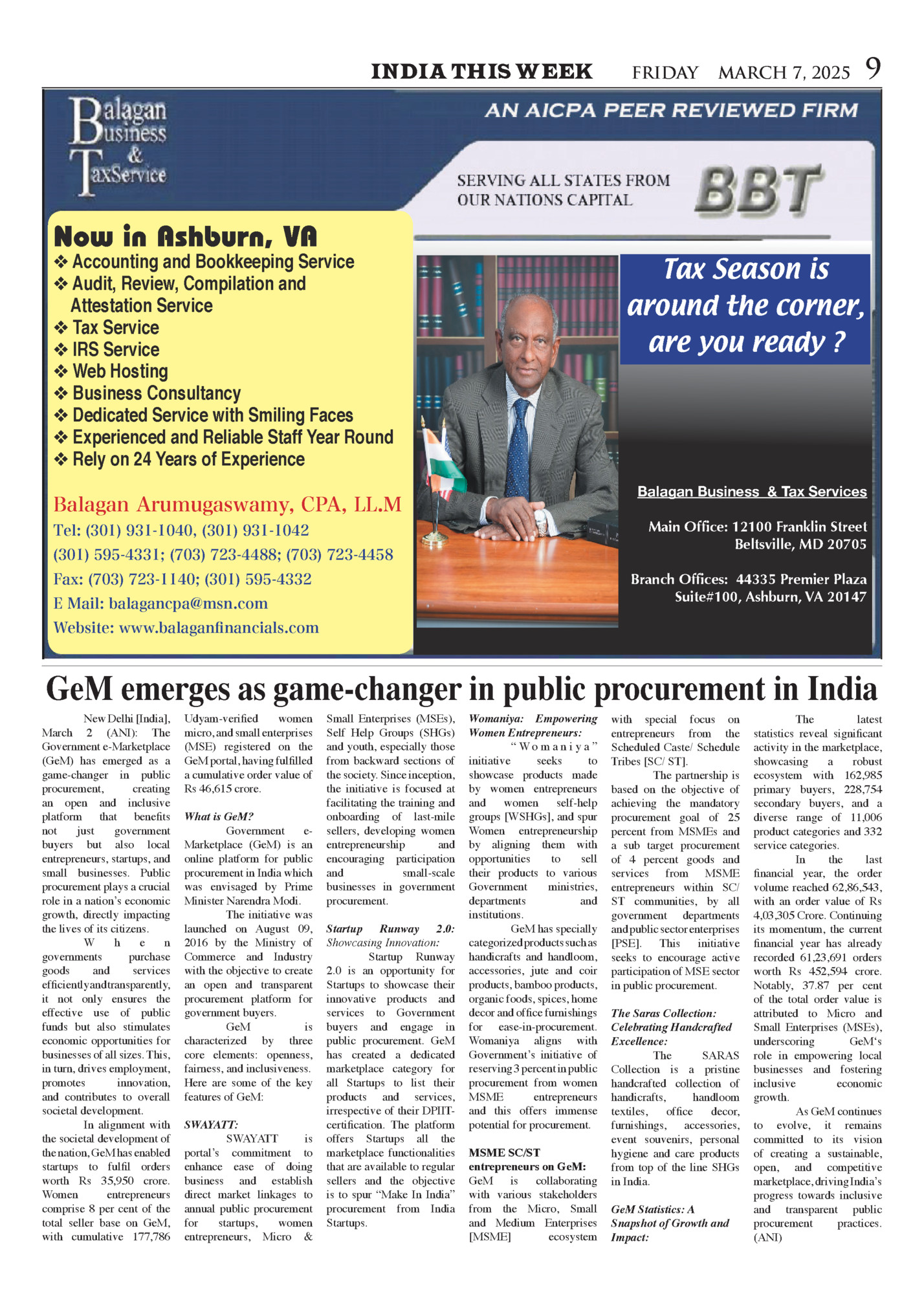 INDIA THIS WEEK INDIA THIS WEEK