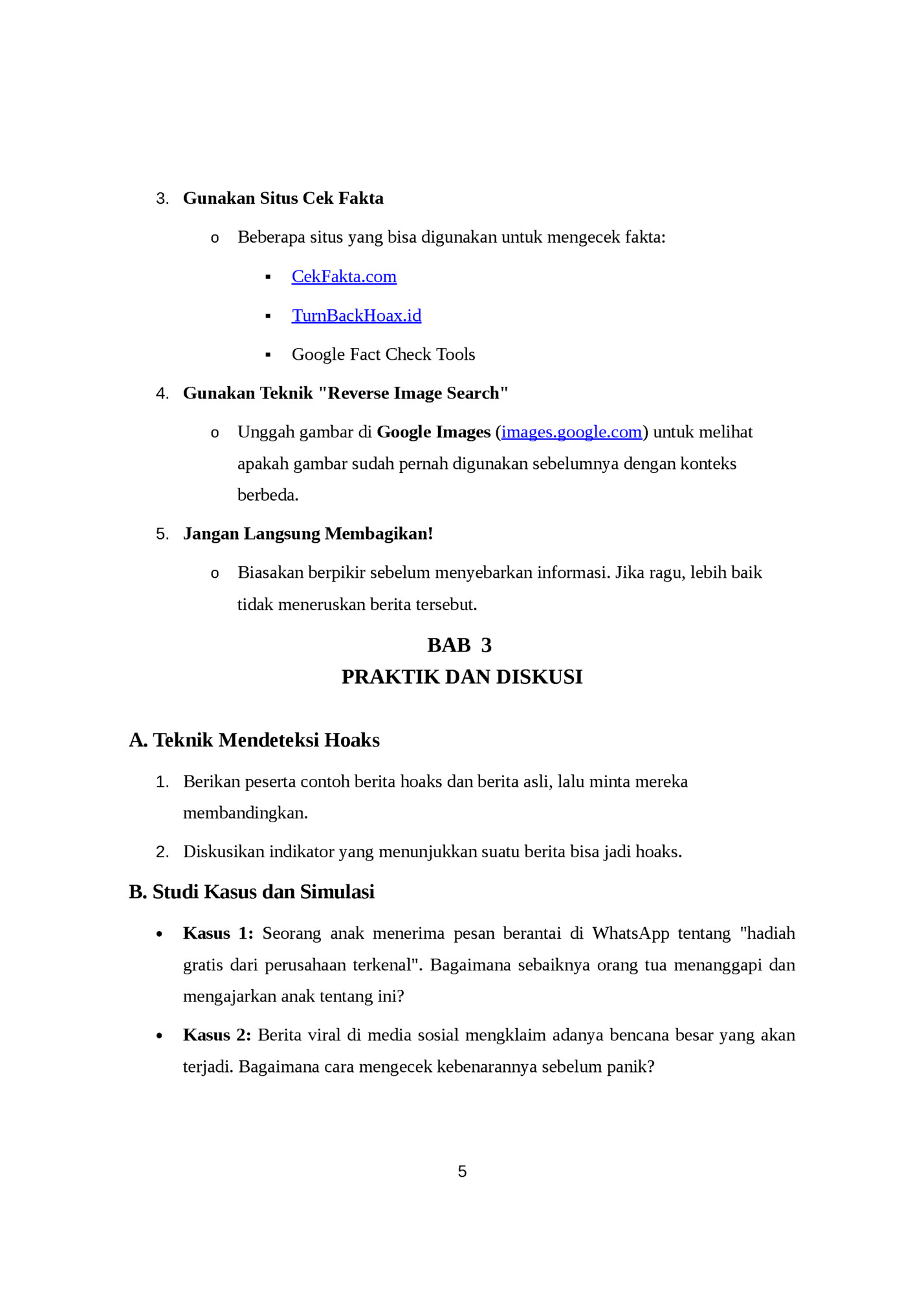 3. Gunakan Situs Cek Fakta 3. Gunakan Situs Cek Fakta