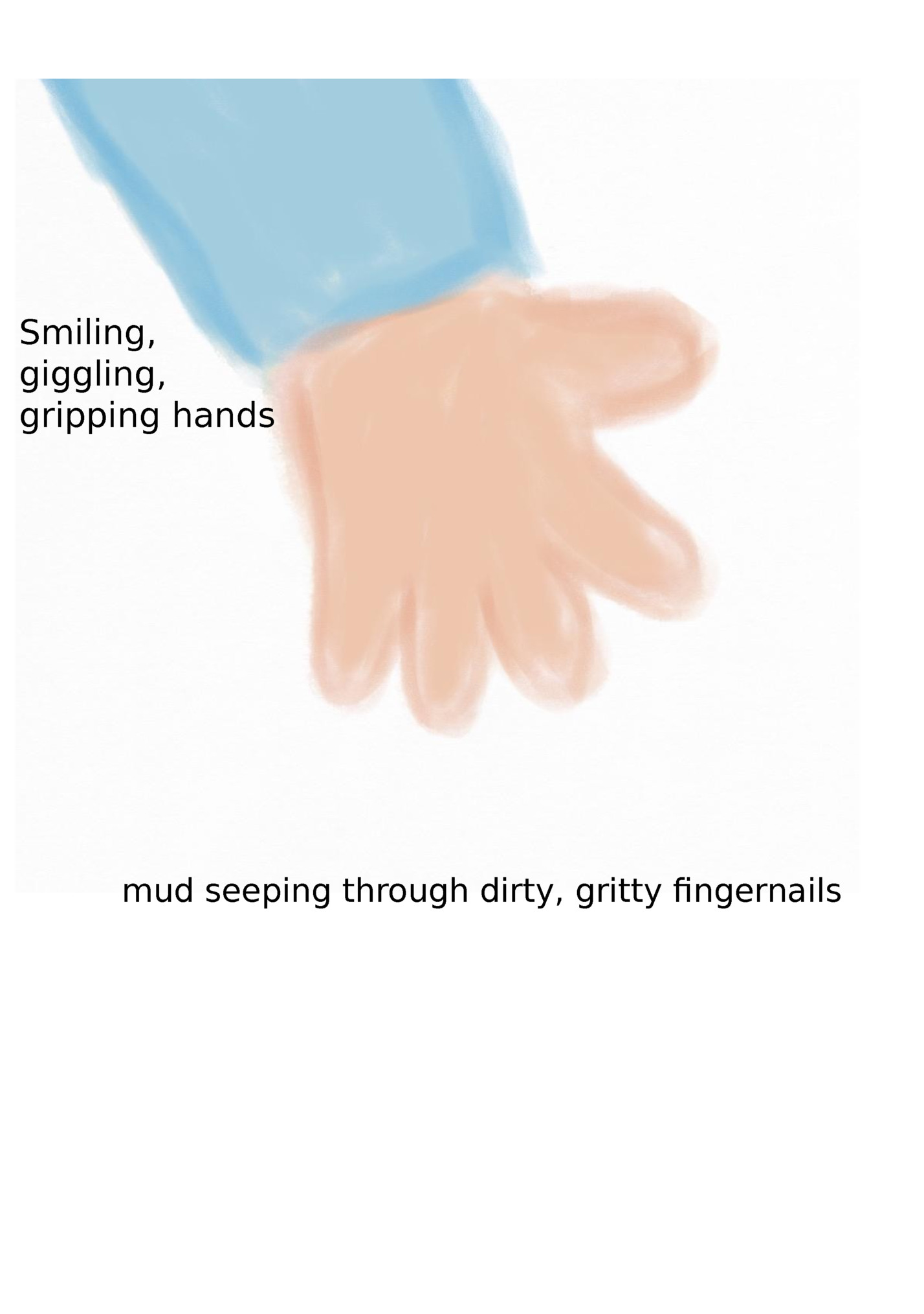 Smiling,