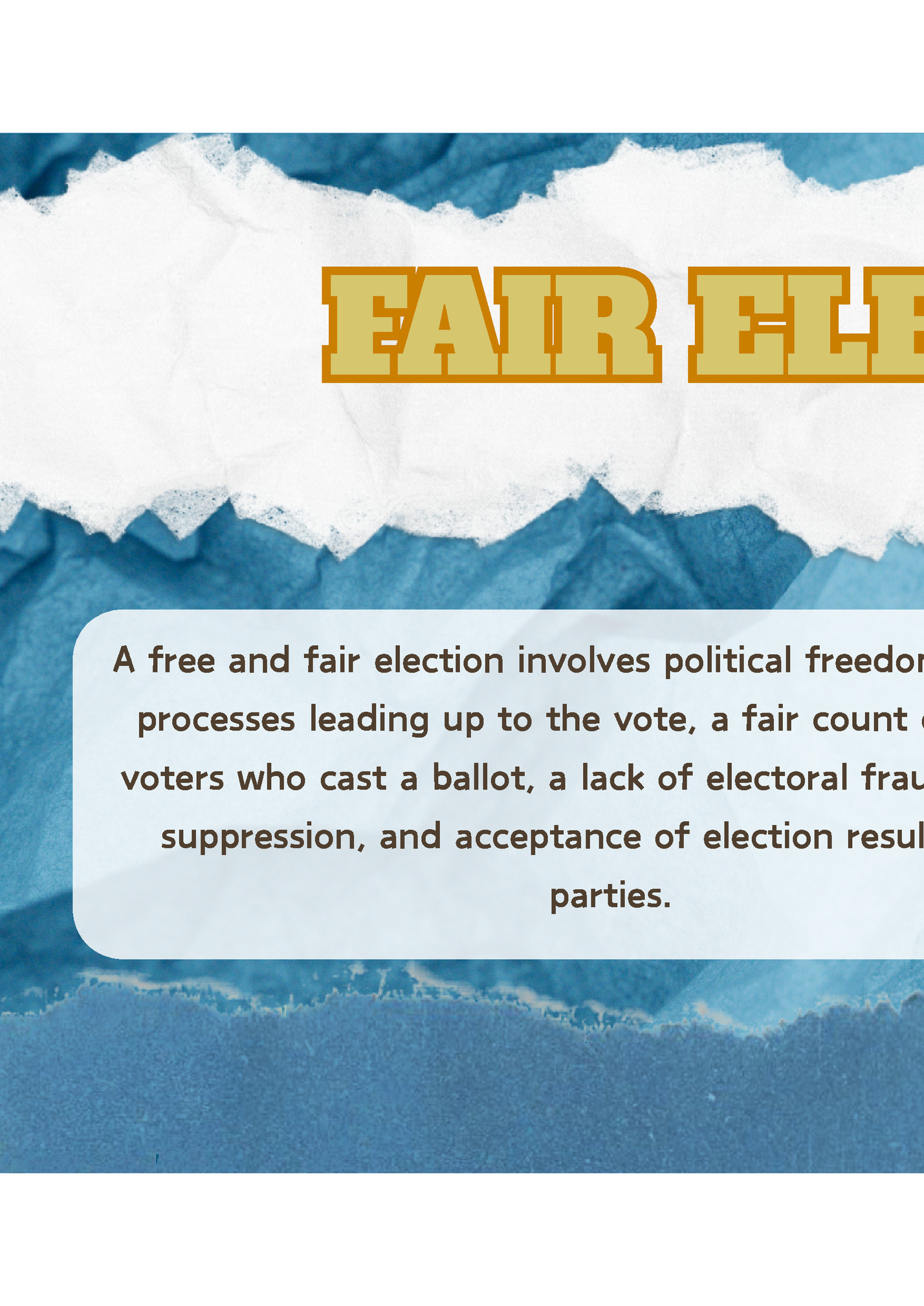 FAIR ELECTION‌