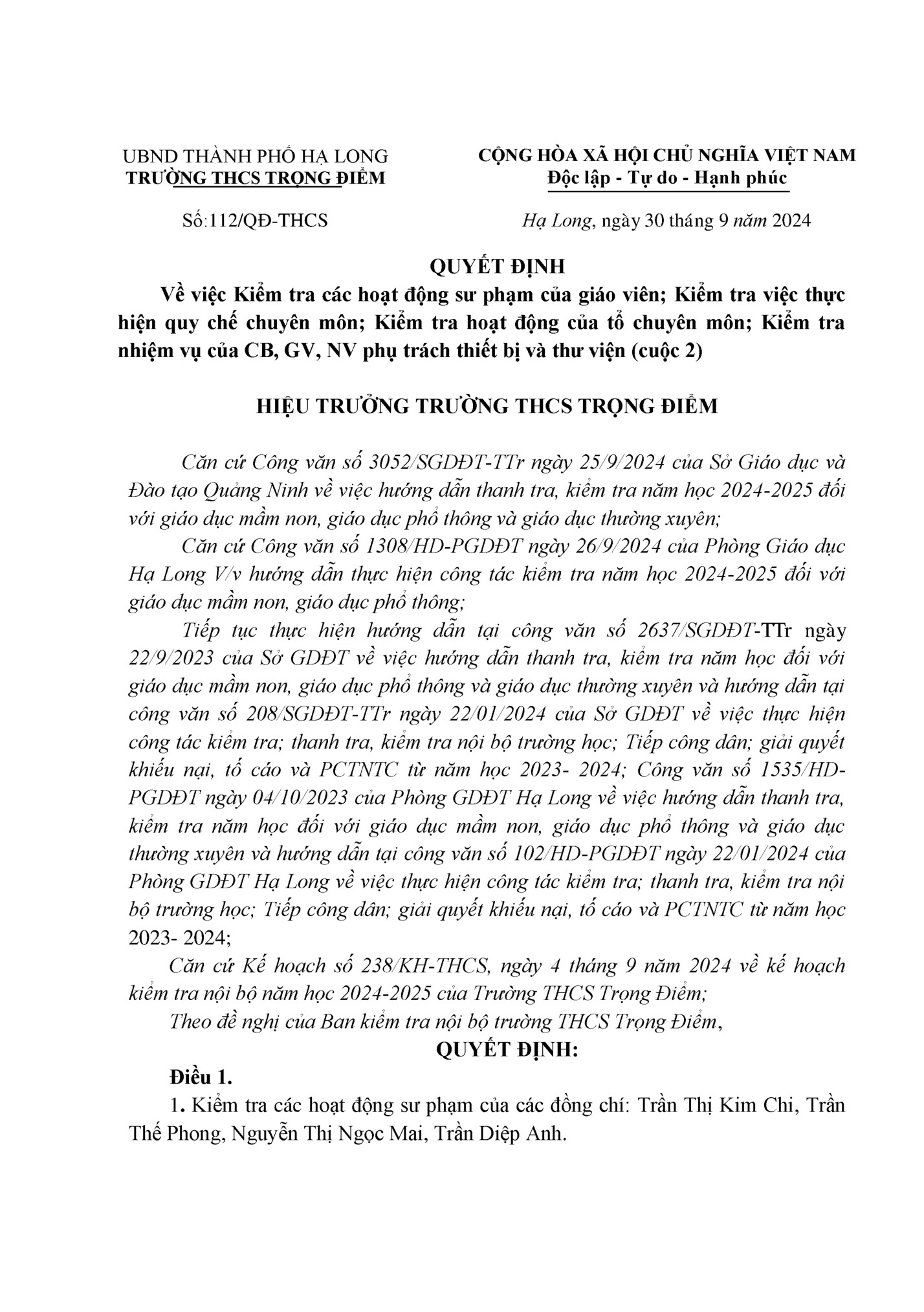 UBND THÀNH PHỐ HẠ LONG