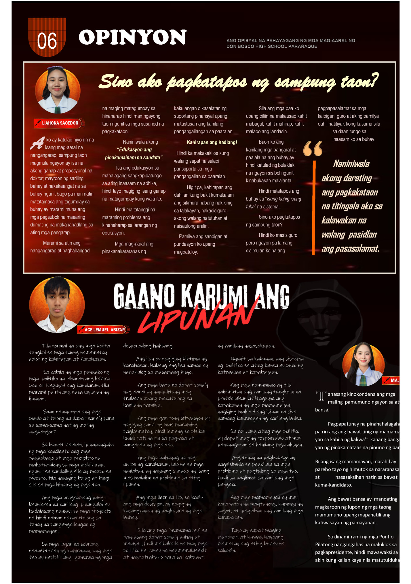 06 OPINYON 06 OPINYON