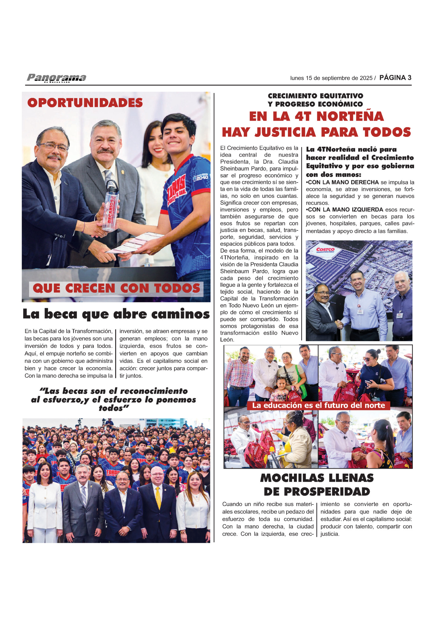 lunes 15 de septiembre de 2025 / PÁGINA 3