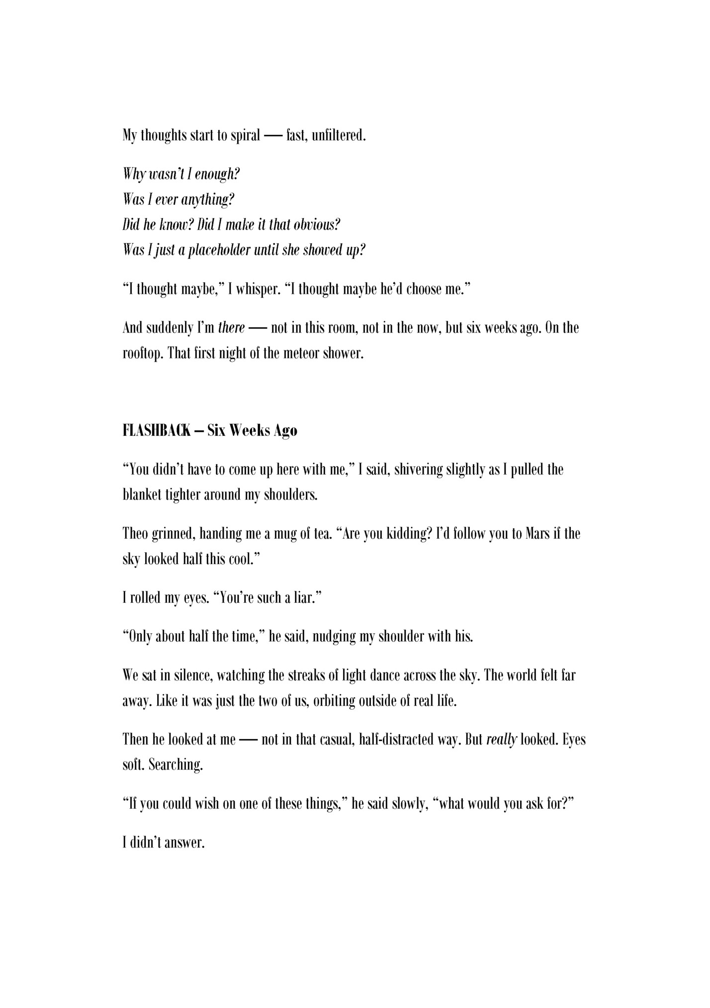 My thoughts start to spiral — fast, unfiltered.