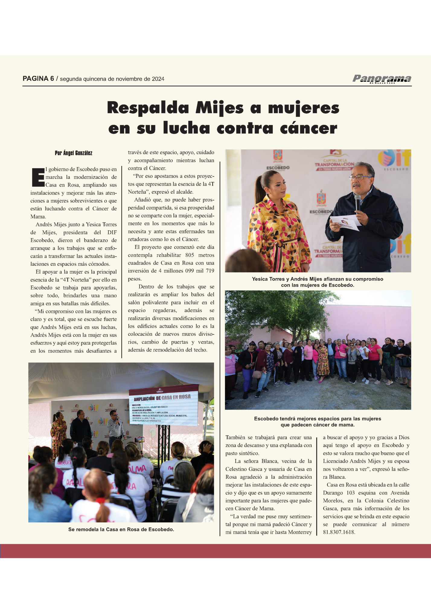 PAGINA 6 / segunda quincena de noviembre de 2024