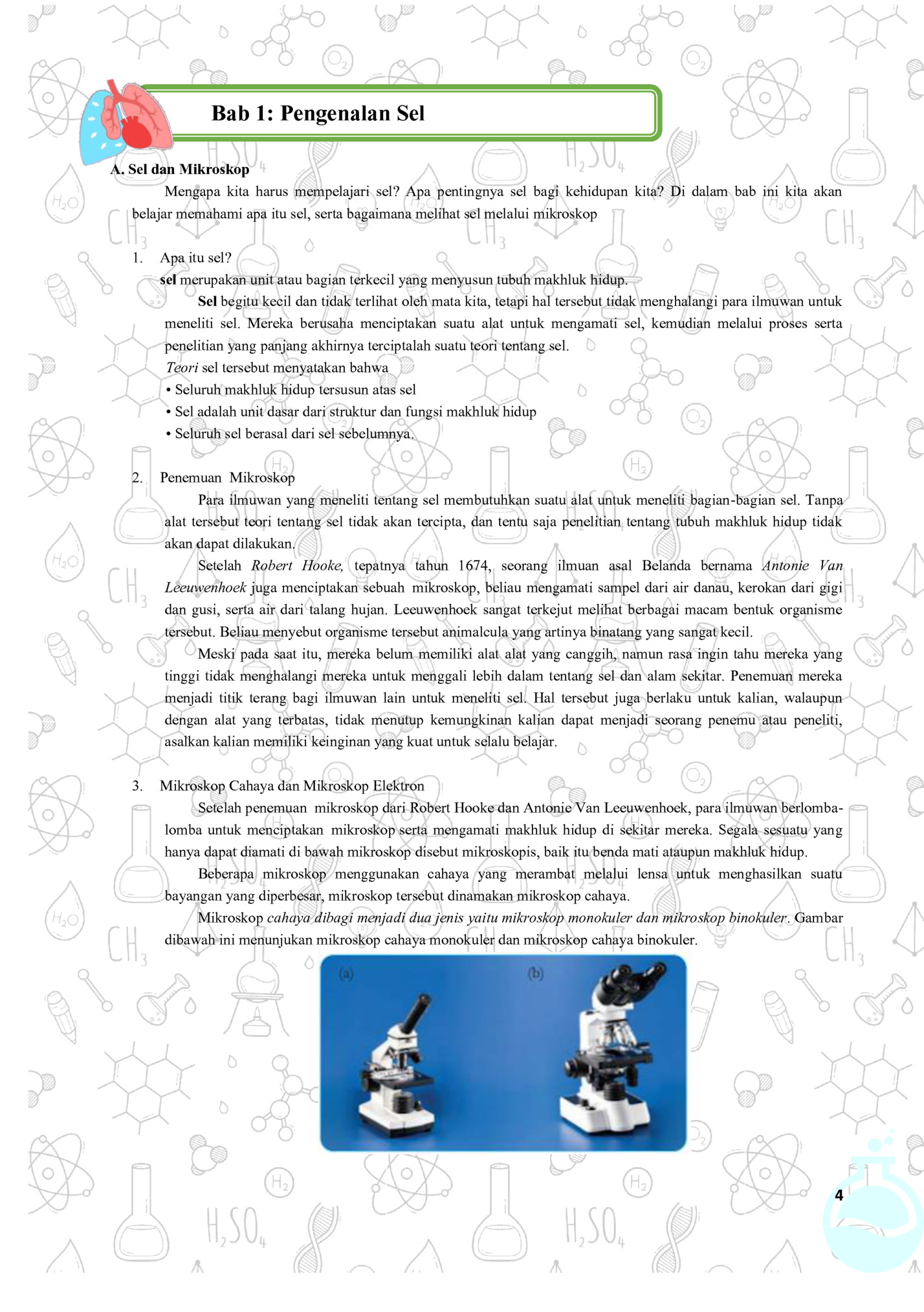 Bab 1: Pengenalan Sel